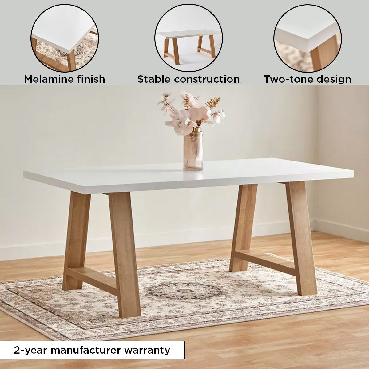 Cambridge 6-Seater Dining Table-hbxdiningroom-diningtablesandsets-diningtables-sixseater-image-4