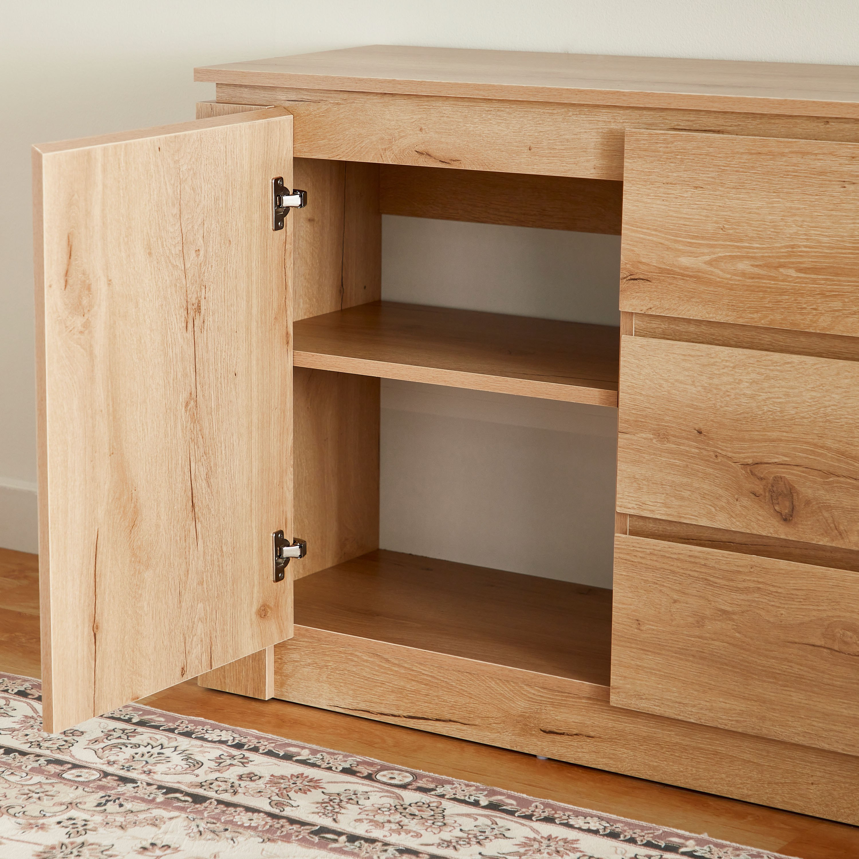 Bali 3-Drawer Sideboard Buffet with 2 Doors-hbxfurniture-diningroom-buffetsandsideboards-image-9
