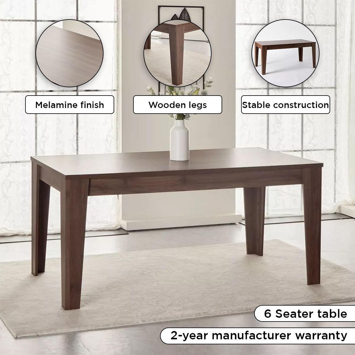 طاولة سفرة 6 مقاعد من سيدني-hbxdiningroom-diningtablesandsets-diningtables-sixseater-image-4