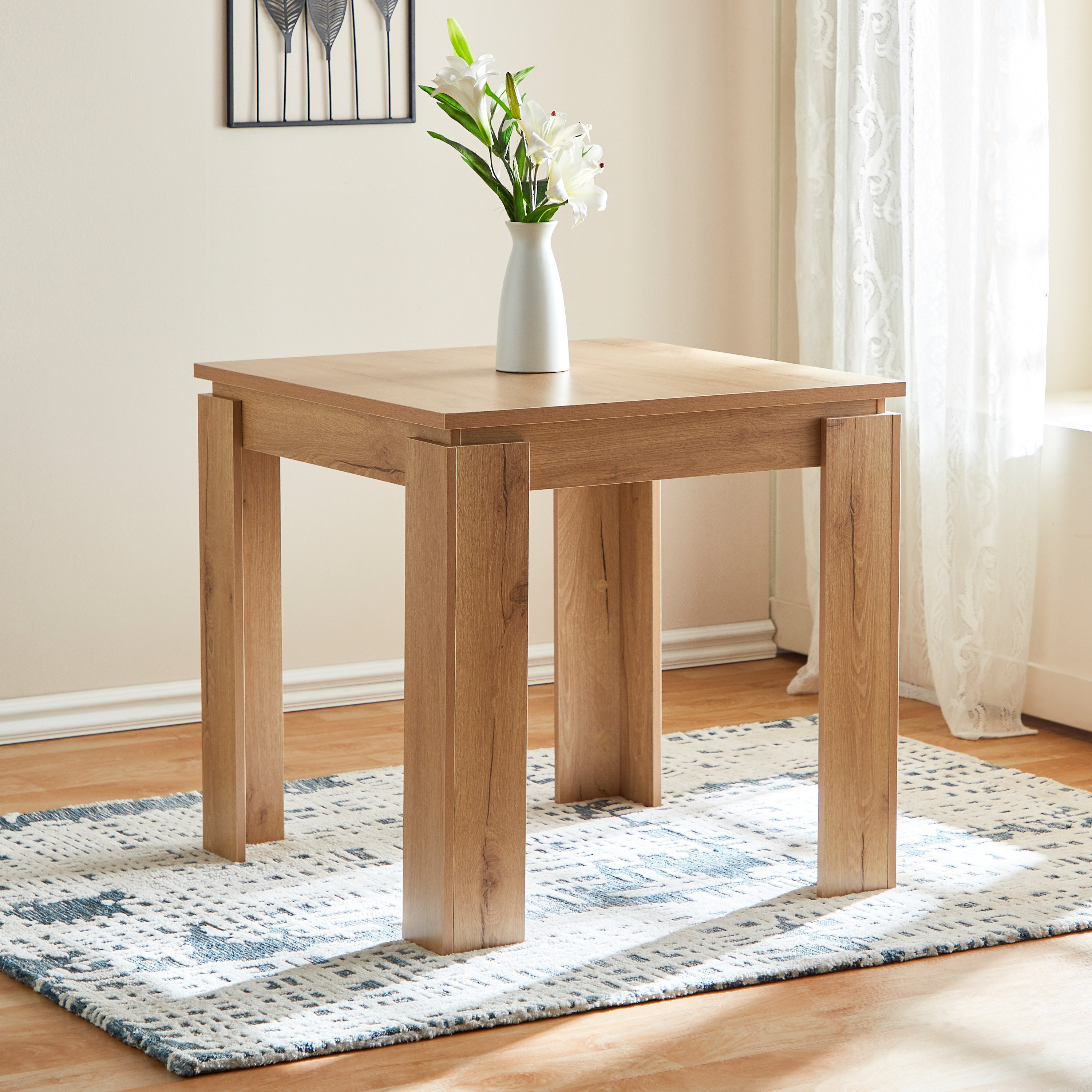 Square extending dining deals table