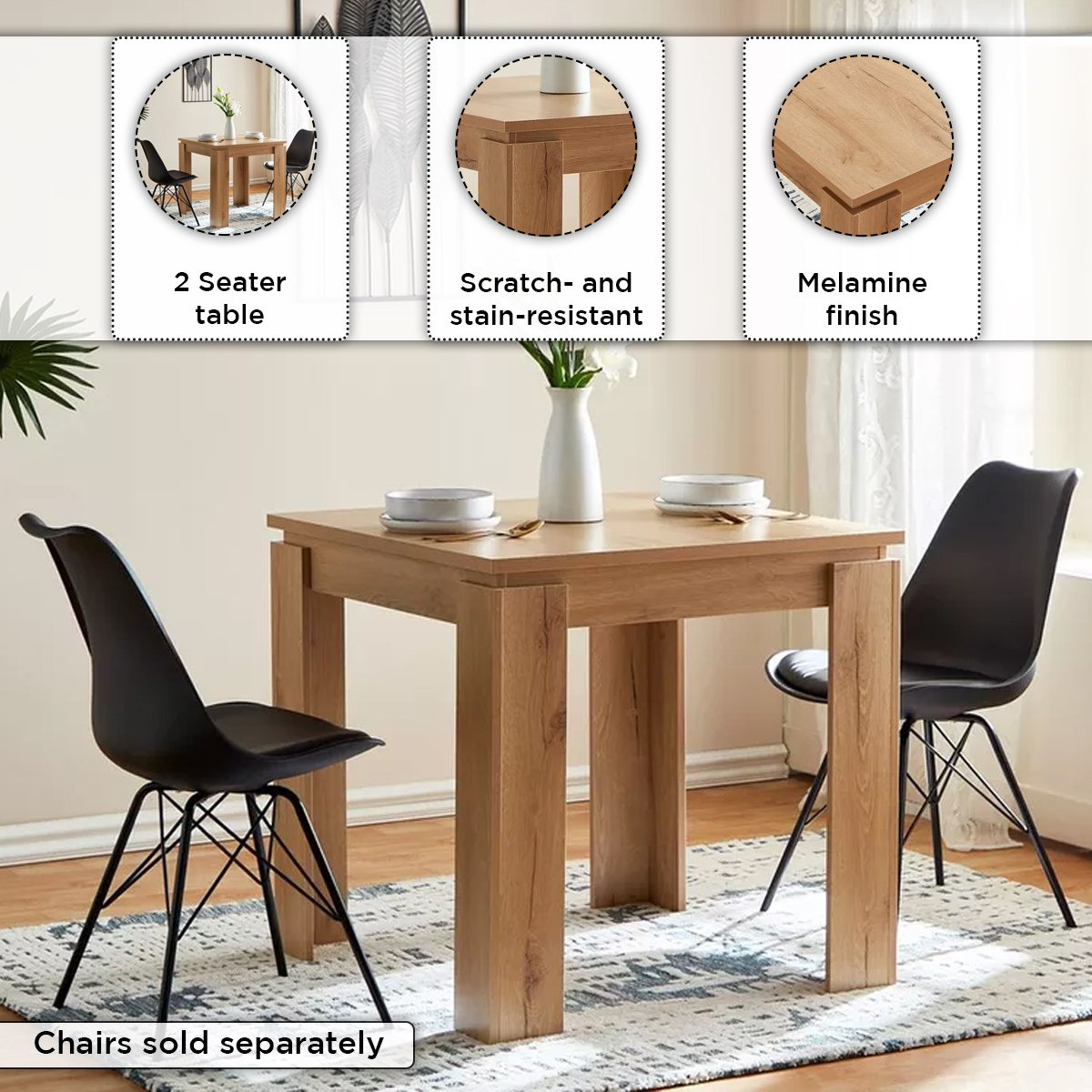 طاولة سفرة مقعدين من بالي-hbxdiningroom-diningtablesandsets-diningtables-twoseater-image-5