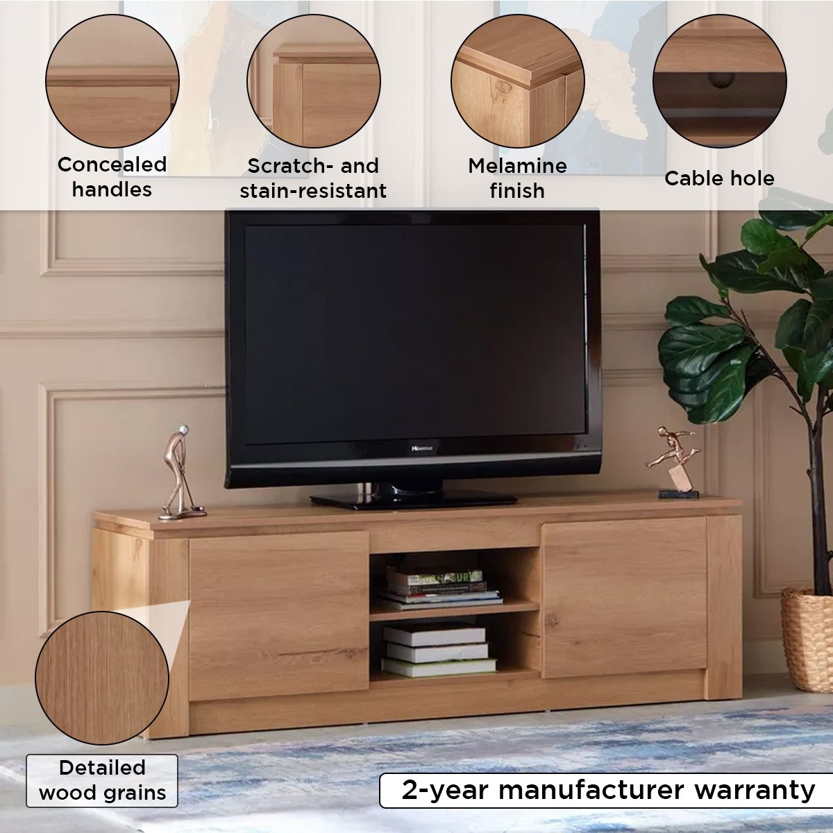 Bali 1.6 Metre TV Unit for TVs up to 70 inches-hbxlivingroom-mediaunitsandstorage-tvunits-image-4