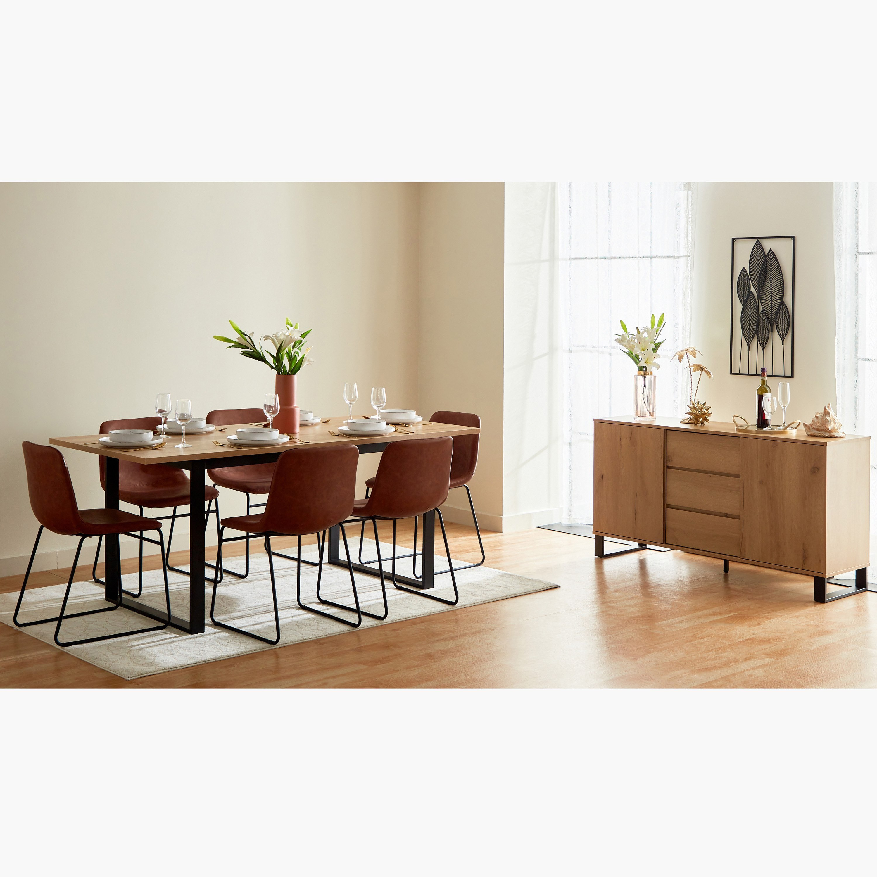 Tango 6-Seater Dining Table-hbxdiningroom-diningtablesandsets-diningtables-sixseater-image-5