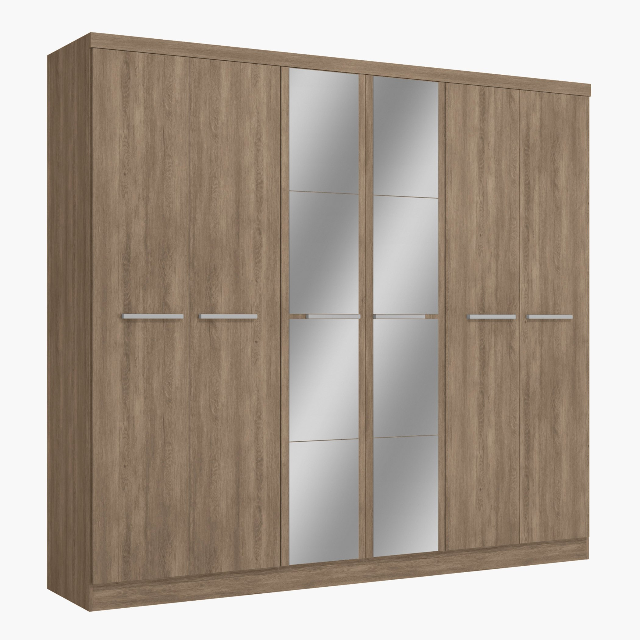 Fortaleza 6-Door Wardrobe with 2 Mirrors-hbxfurniture-wardrobes-image-2