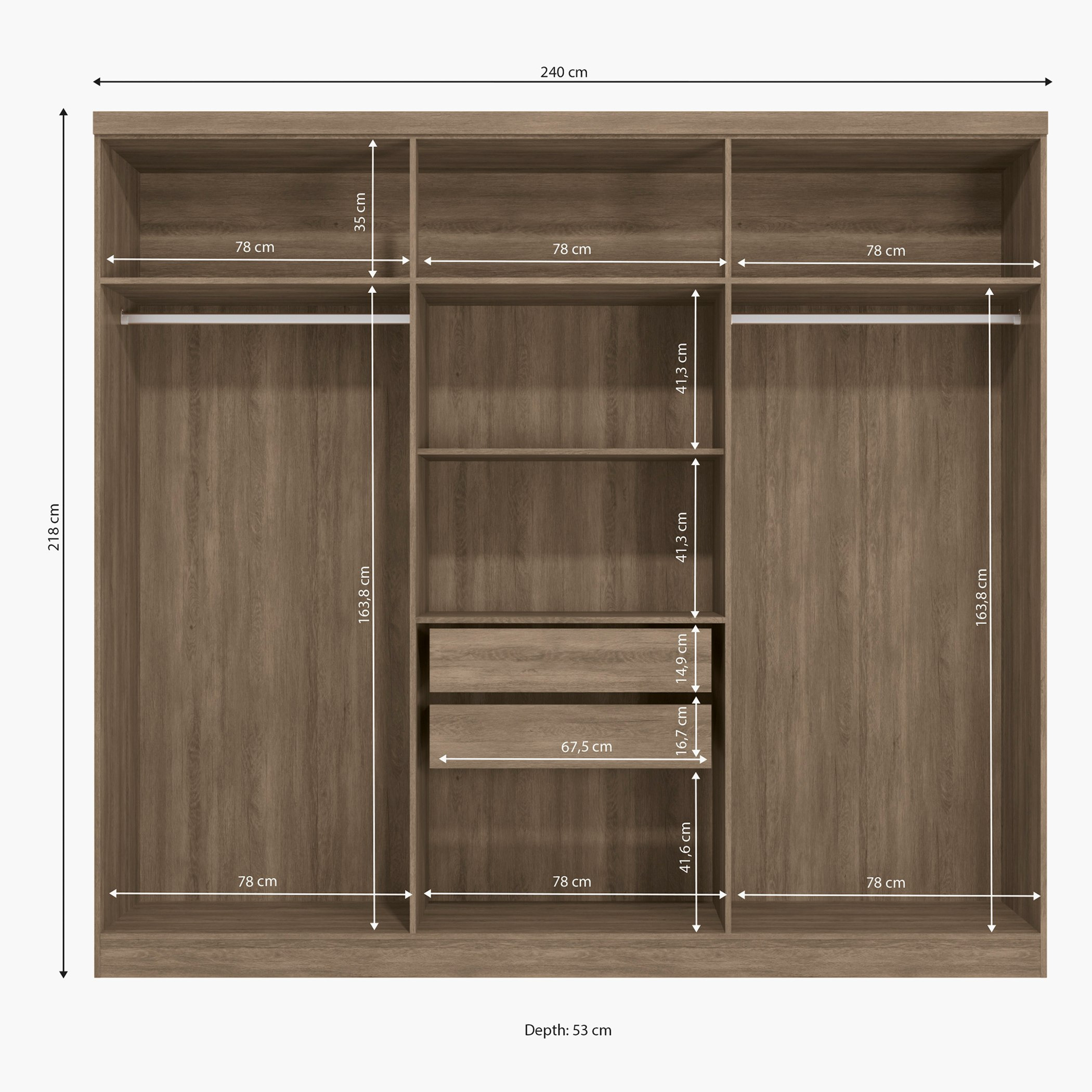 Fortaleza 6-Door Wardrobe with 2 Mirrors-hbxfurniture-wardrobes-image-3
