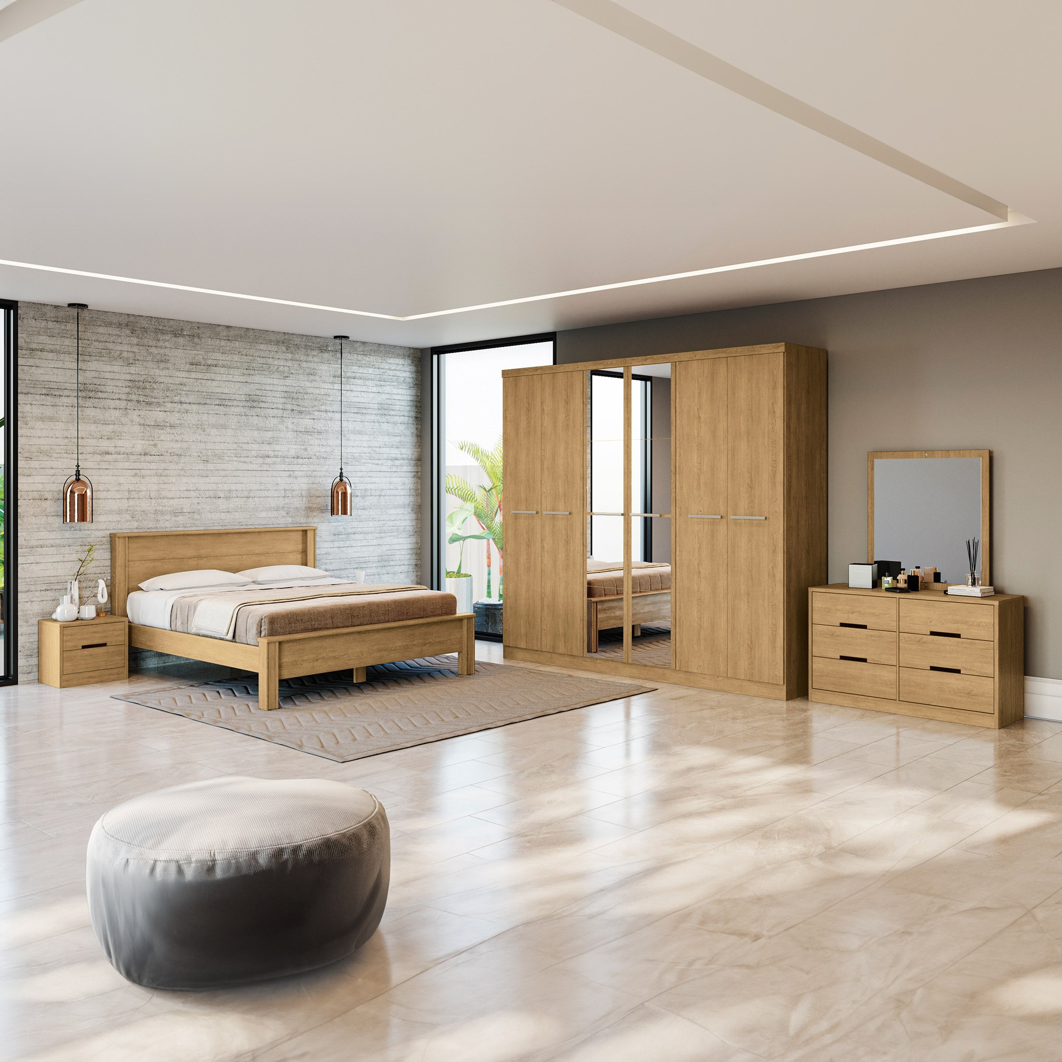سرير كينج من فورتاليزا - 180x200 سم-hbxfurniture-bedsandbedsets-beds-king-image-5