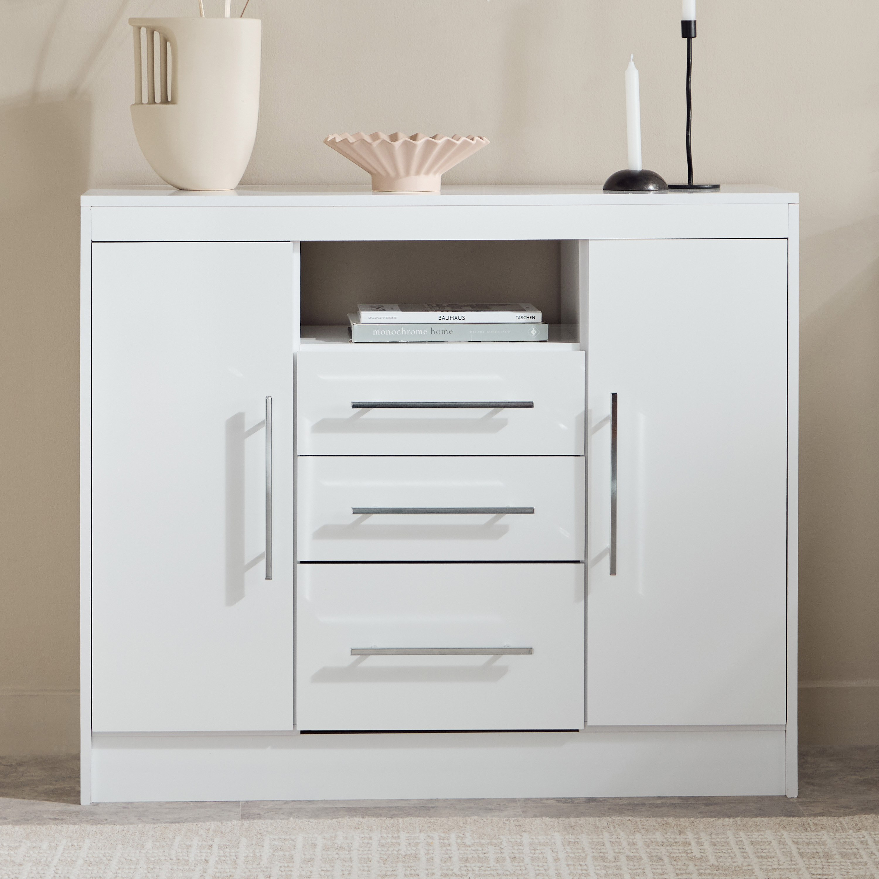 Londrina 3-Drawer 2-Door Young Dresser without Mirror-hbxfurniture-kidsroom-kidsdressersandmirrors-image-2