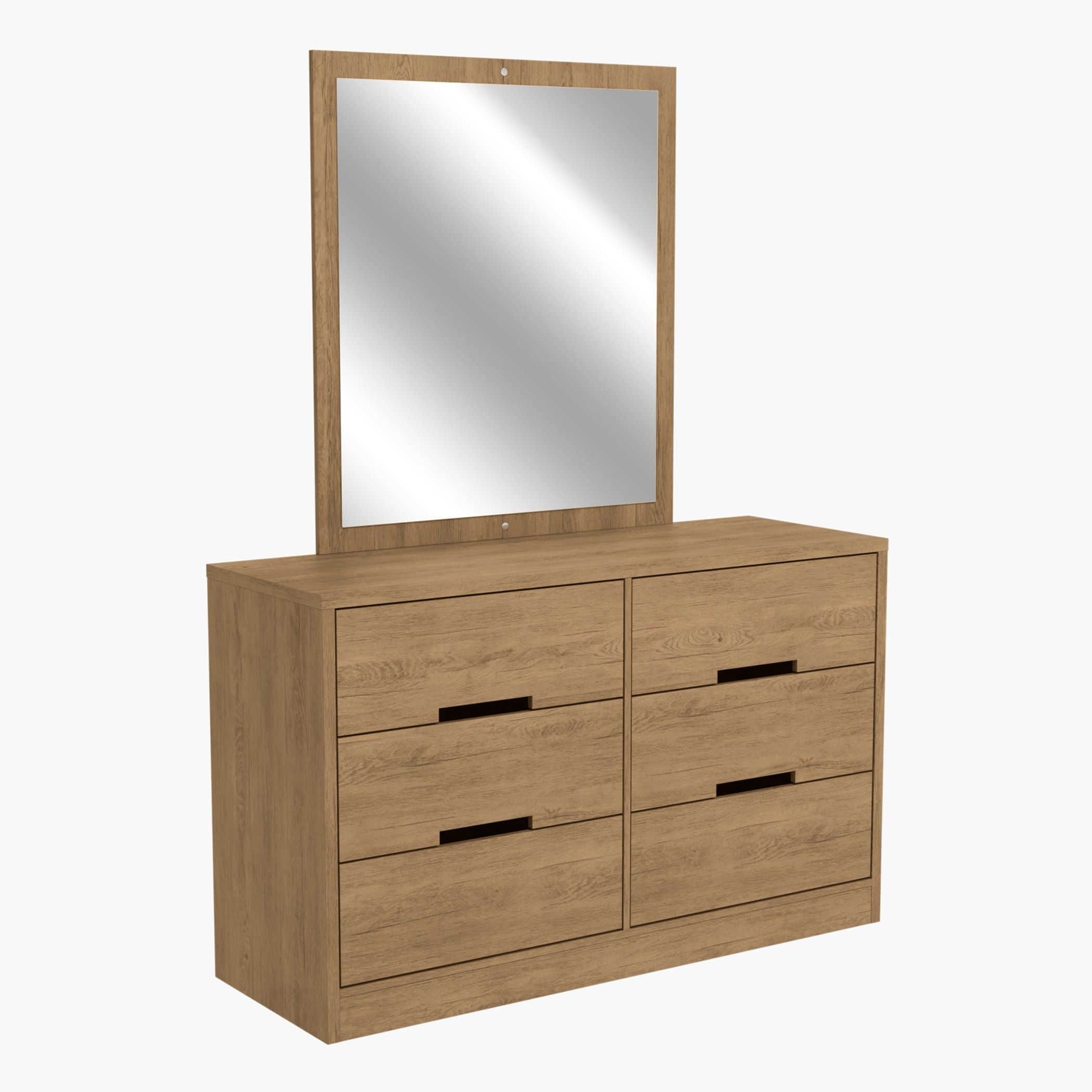 طاولة تزيين ماستر 6 أدراج دون مرآة من فورتاليزا-hbxfurniture-bedroom-dressersandmirrors-image-3