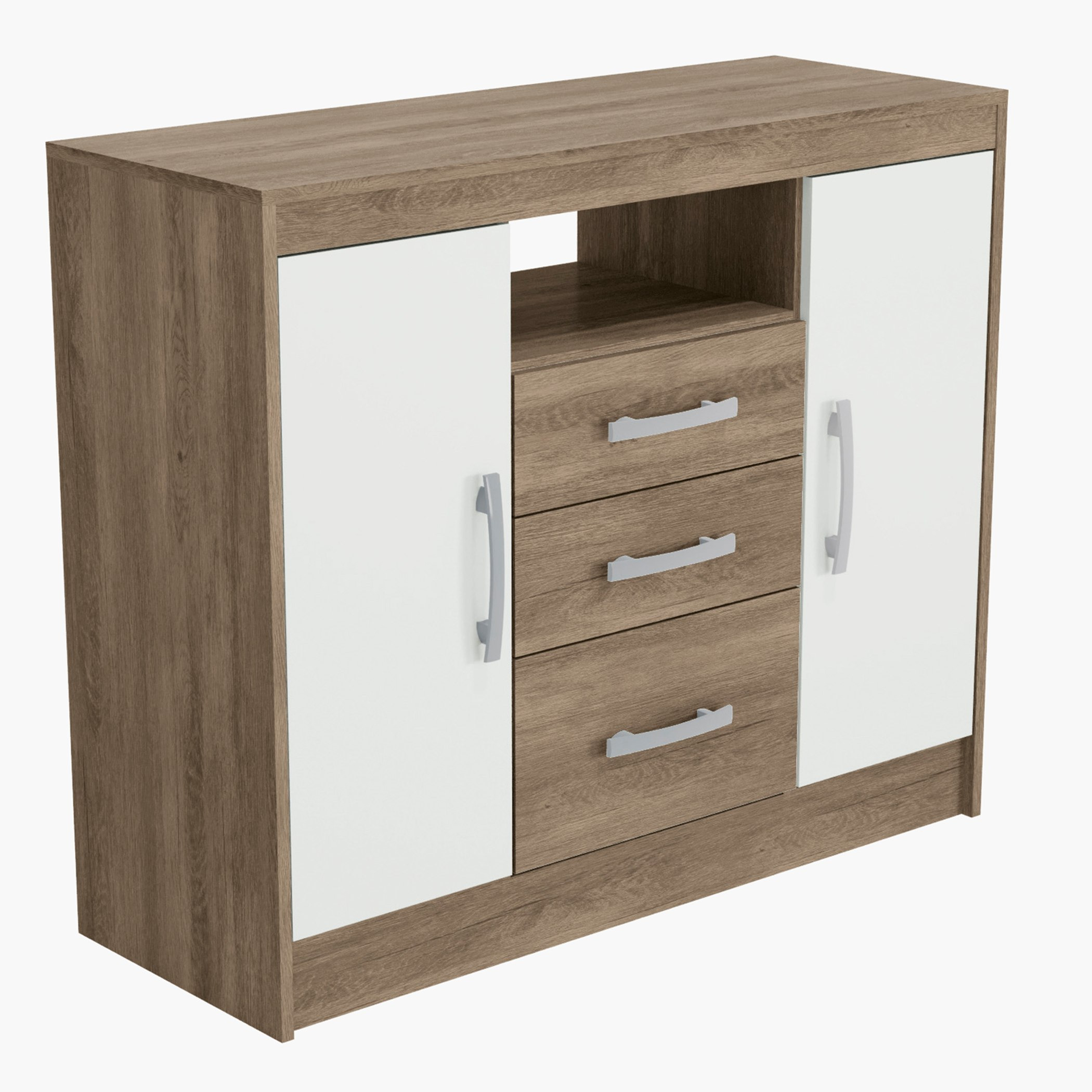طاولة تزيين صغيرة بـ3 أدراج مع بابين من فورتاليزا-hbxfurniture-kidsroom-kidsdressersandmirrors-image-2