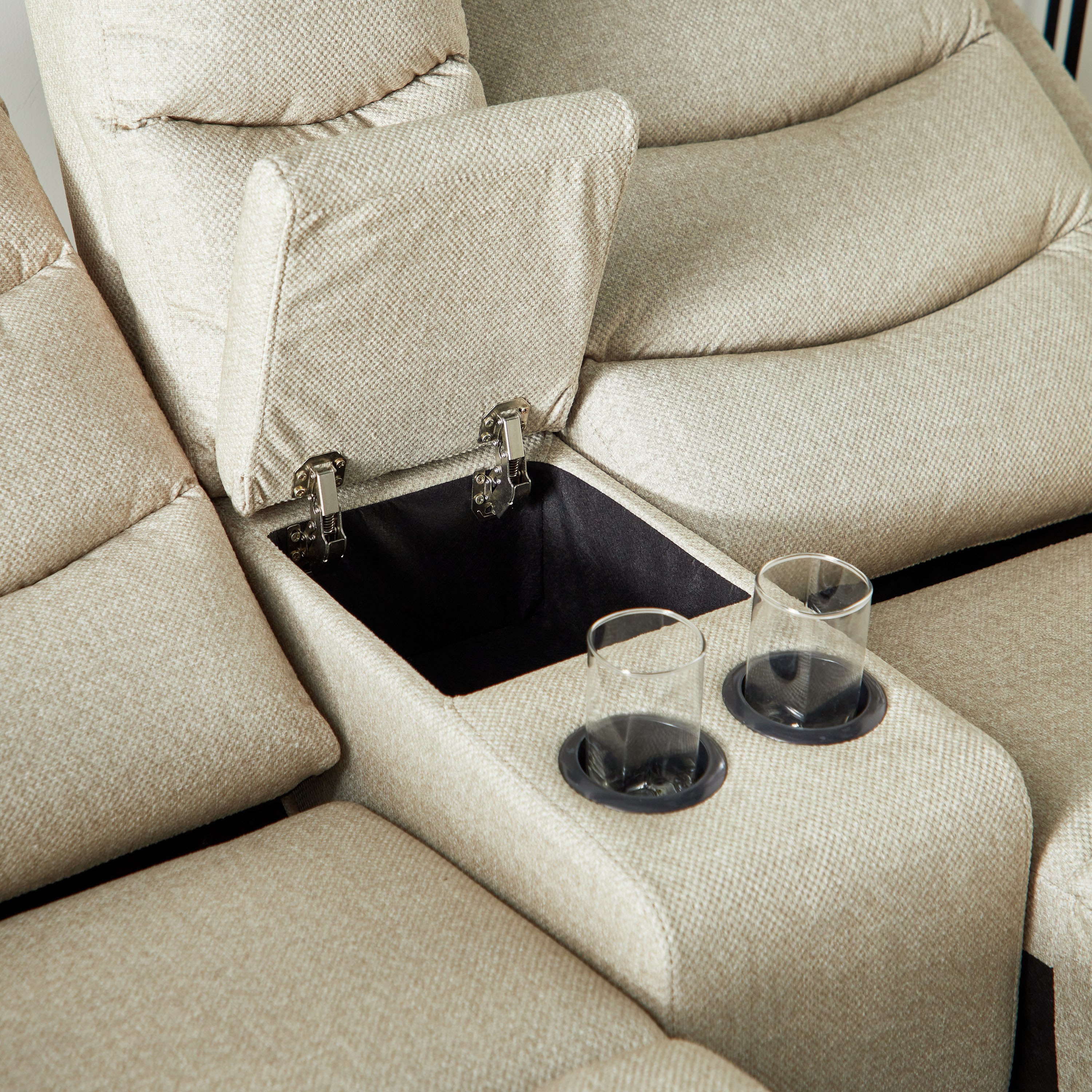 كنبة استرخاء قماش مقعدين مع طاولة كونسول وحامل أكواب من فاتيكان-hbxlivingroom-sofasandarmchairs-sofas-image-11