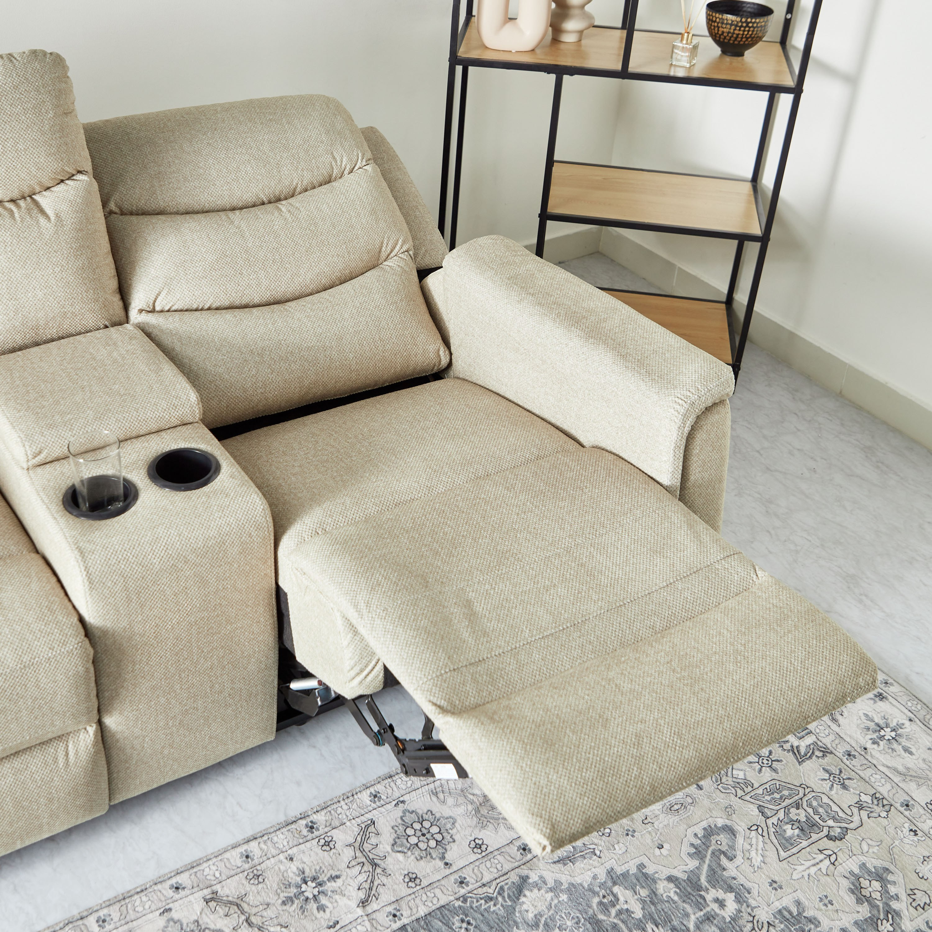 كنبة استرخاء قماش مقعدين مع طاولة كونسول وحامل أكواب من فاتيكان-hbxlivingroom-sofasandarmchairs-sofas-image-12