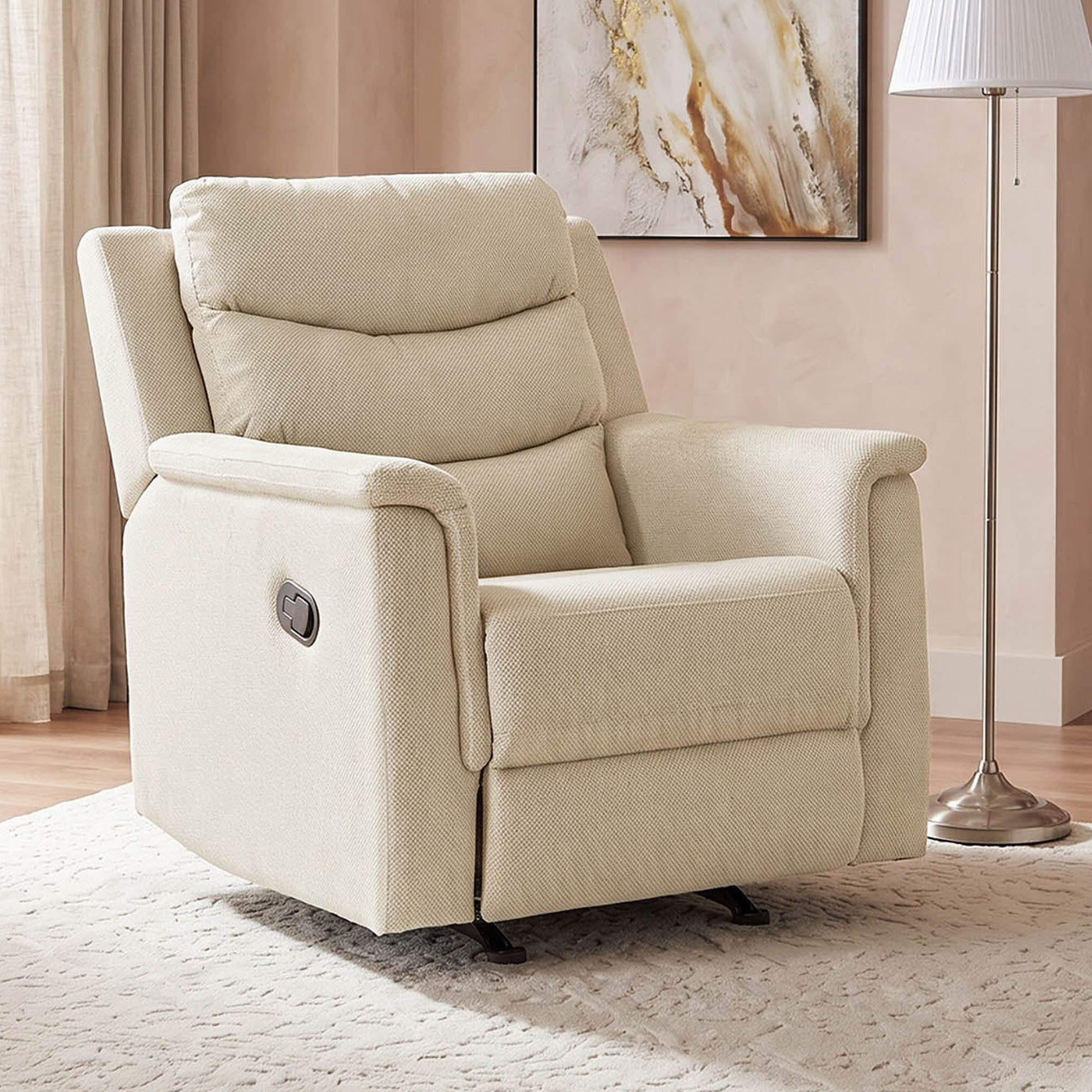 كنبة استرخاء قماش متأرجحة مقعد واحد من فاتيكان-hbxfurniture-sofasandarmchairs-reclinersofas-image-1