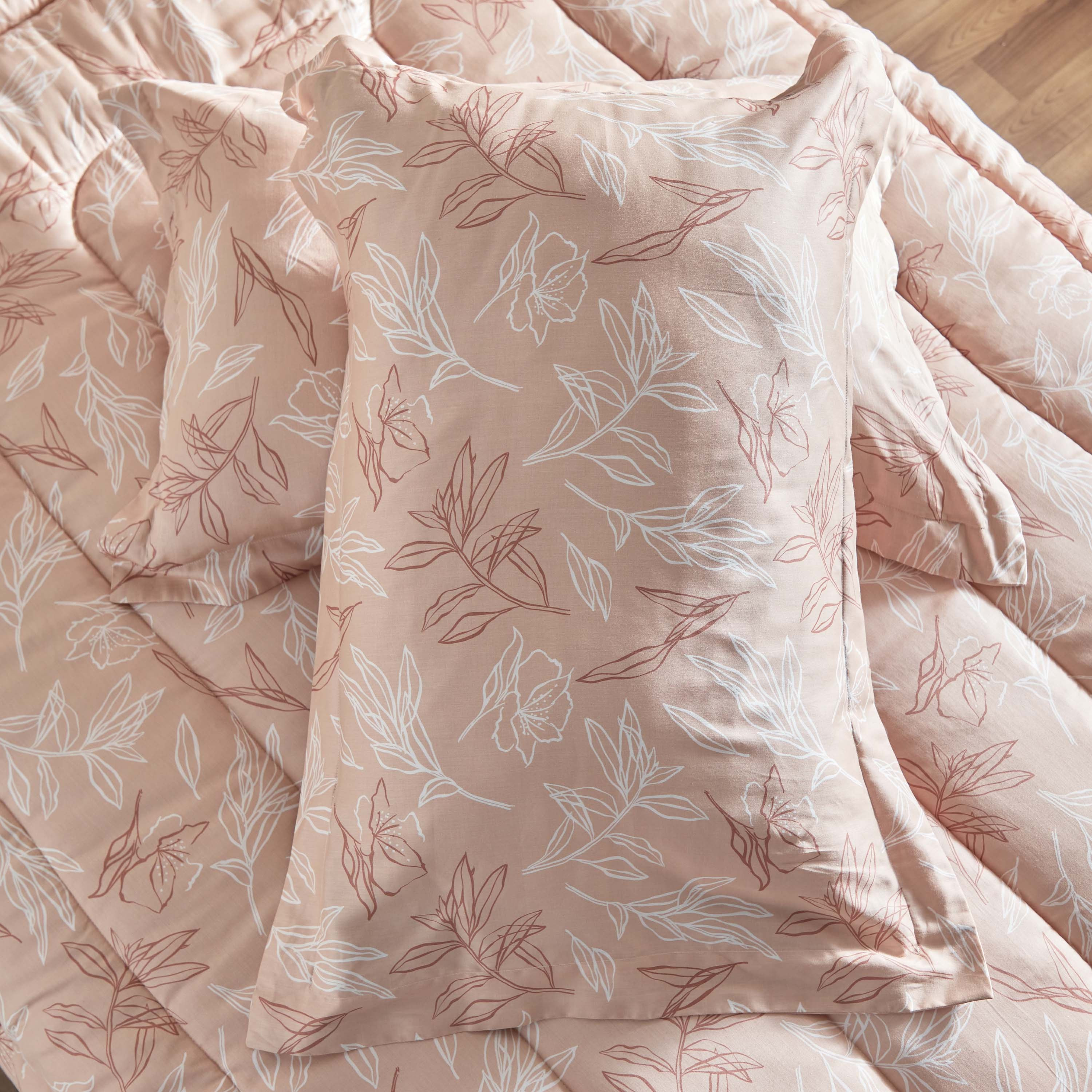 طقم لحاف قطن مزدوج 5 قطع بطبعات من هاوستون تريليوم - 160x220 سم-hbxhomeware-hbxdecorandfurnishings-image-7