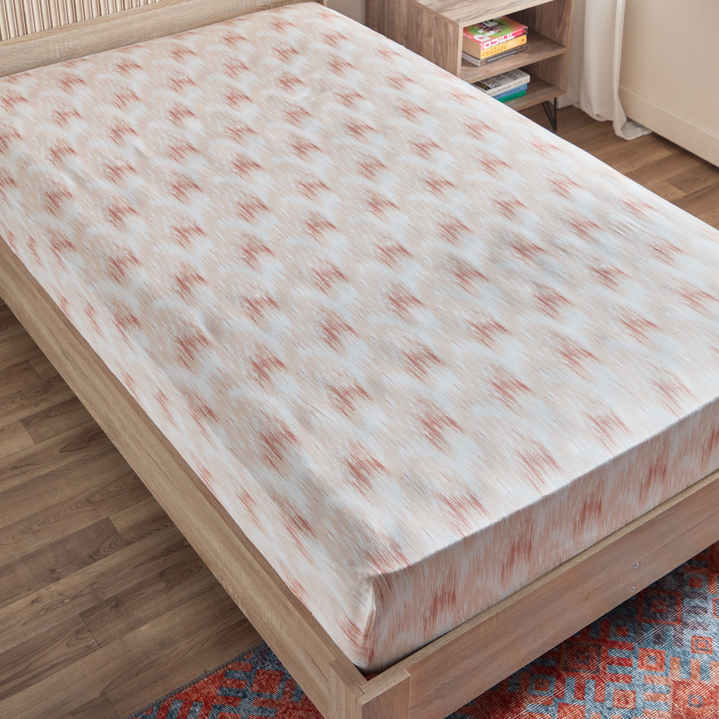 شرشف مطّاطي توين قطن بطبعات من هيوستن - 120x200+30 سم-hbxhomeware-hbxbedroom-image-3