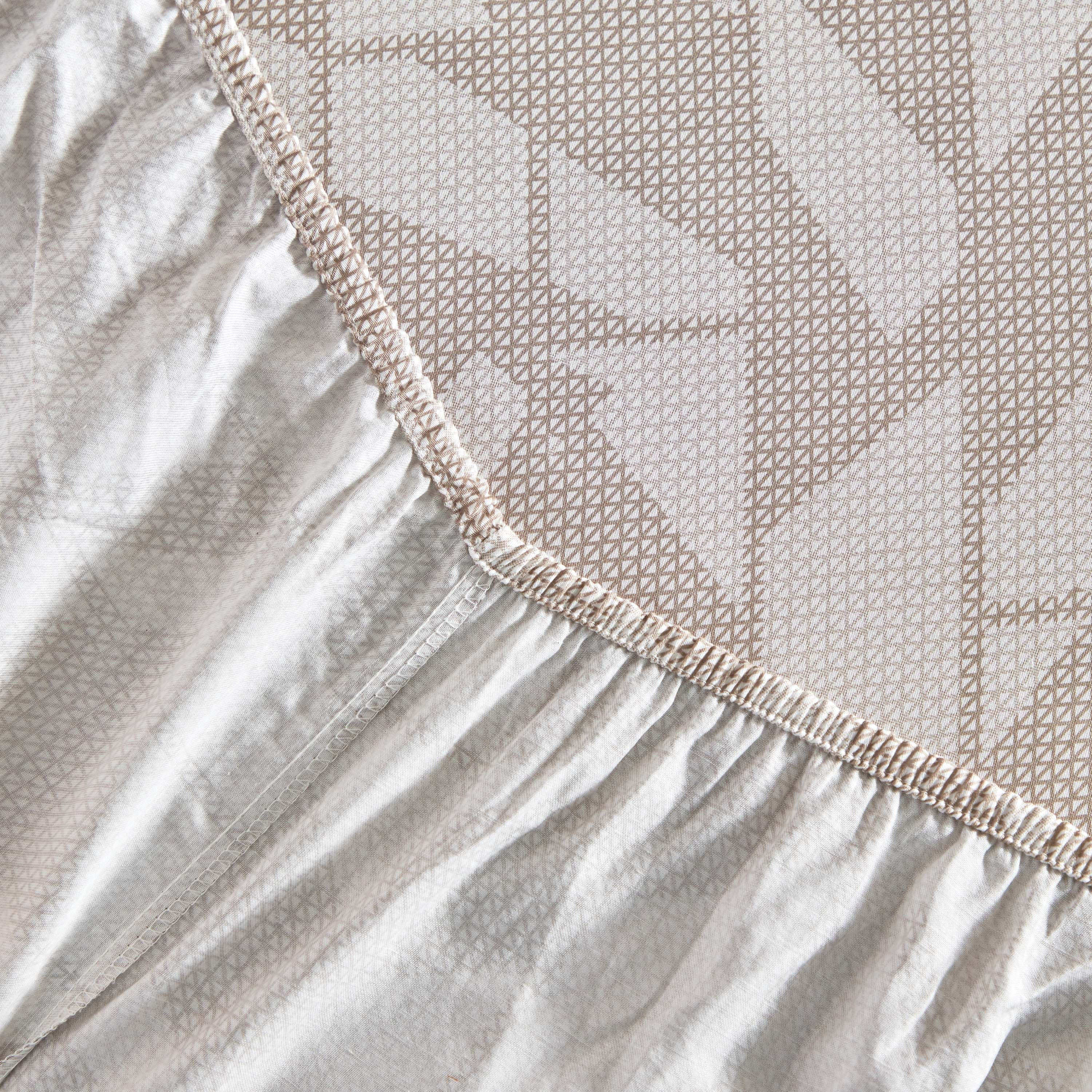 Houston Jonquil Printed Cotton King Fitted Sheet - 180x200+30 cm-hbxhomeware-hbxbedroom-image-6