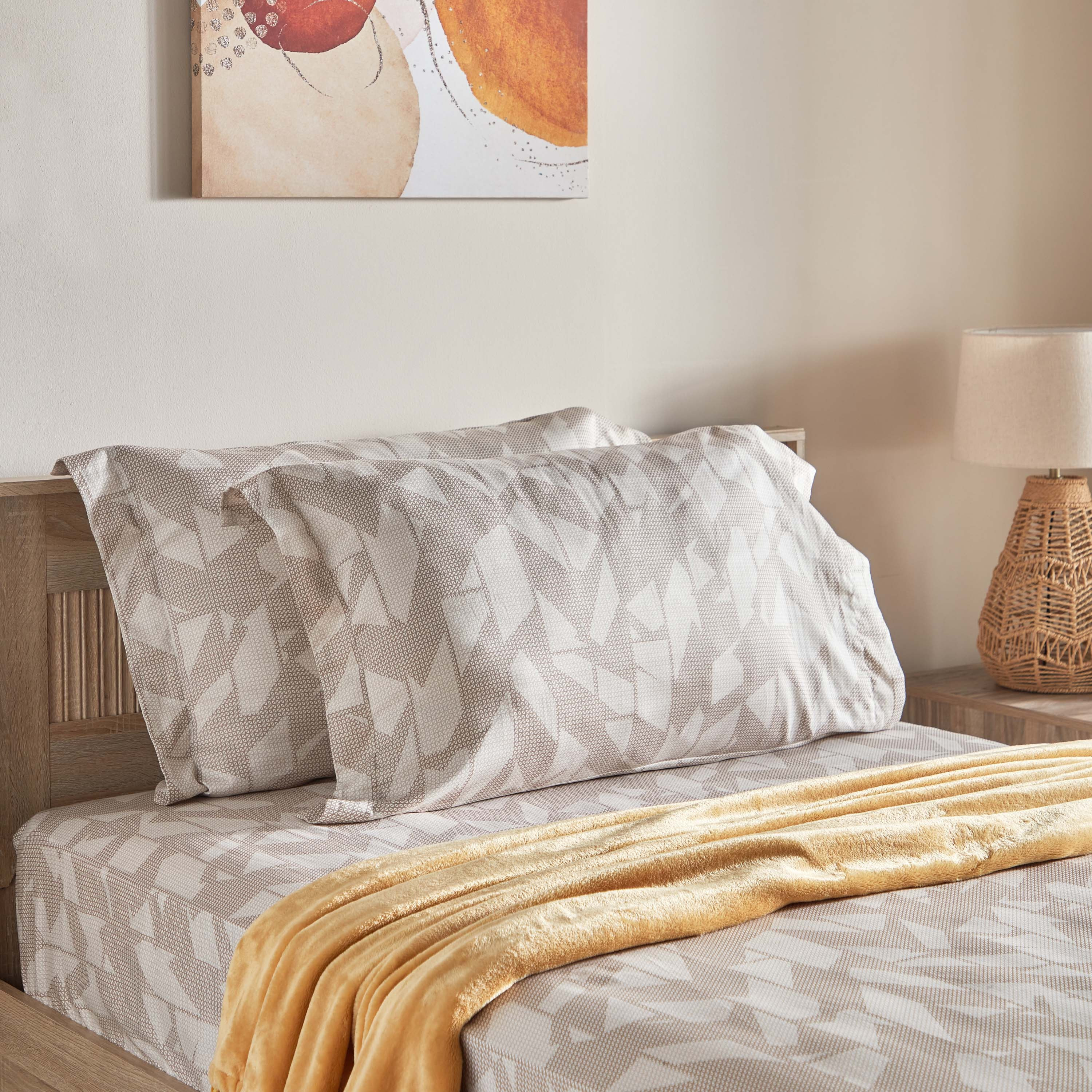 طقم غطاء وسادة قطن بطبعات قطعتين من هيوستن - 50x75+5 سم-hbxhomeware-hbxbedroom-image-6