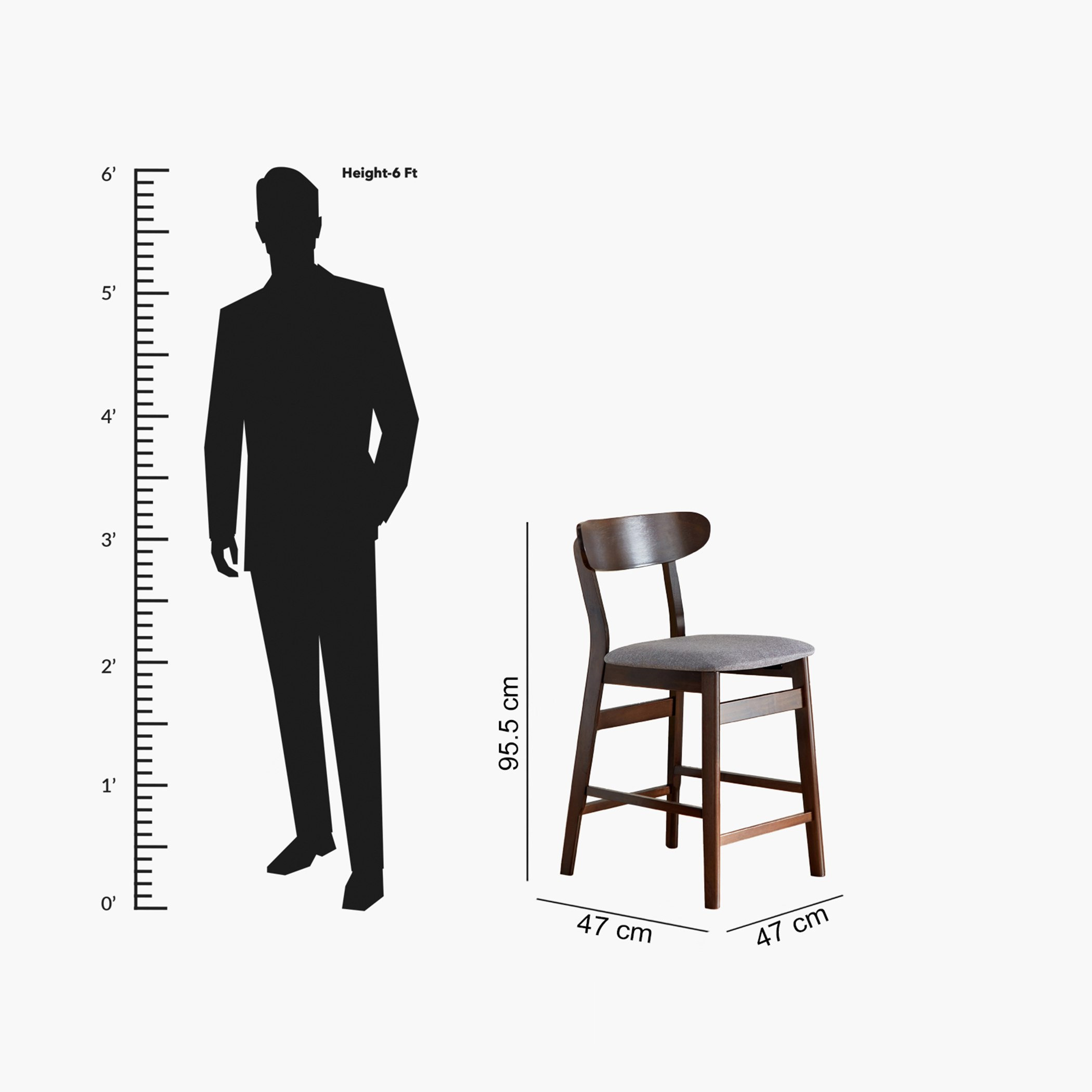 High chair standard online height