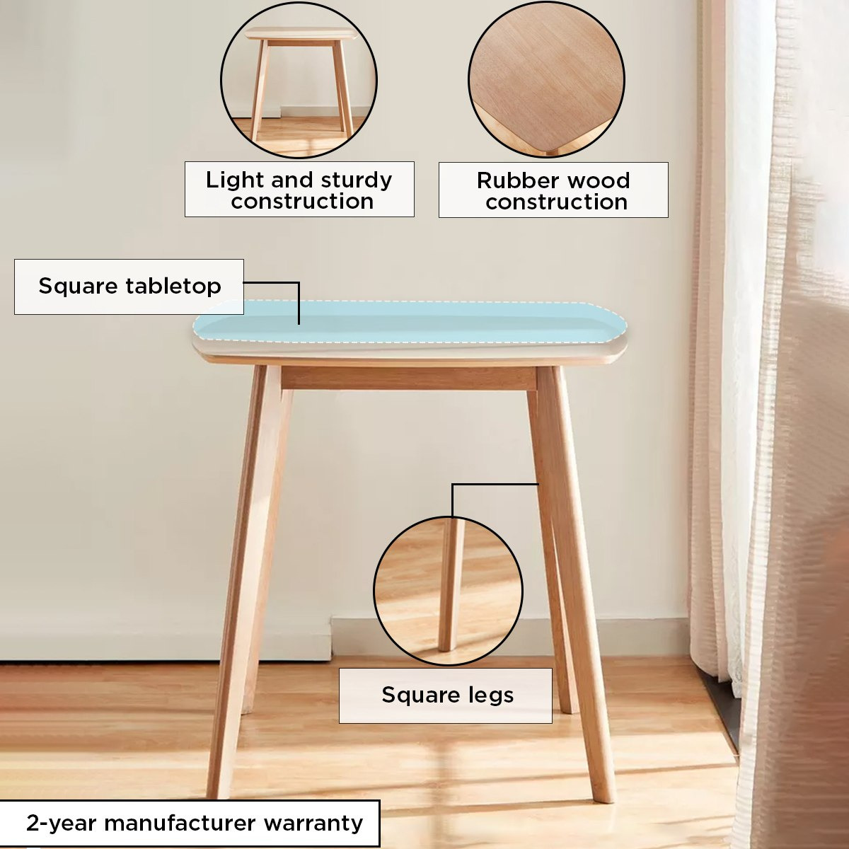 Scandi 4-Seater High Table-hbxfurniture-diningtablesandsets-diningtables-fourseater-image-5