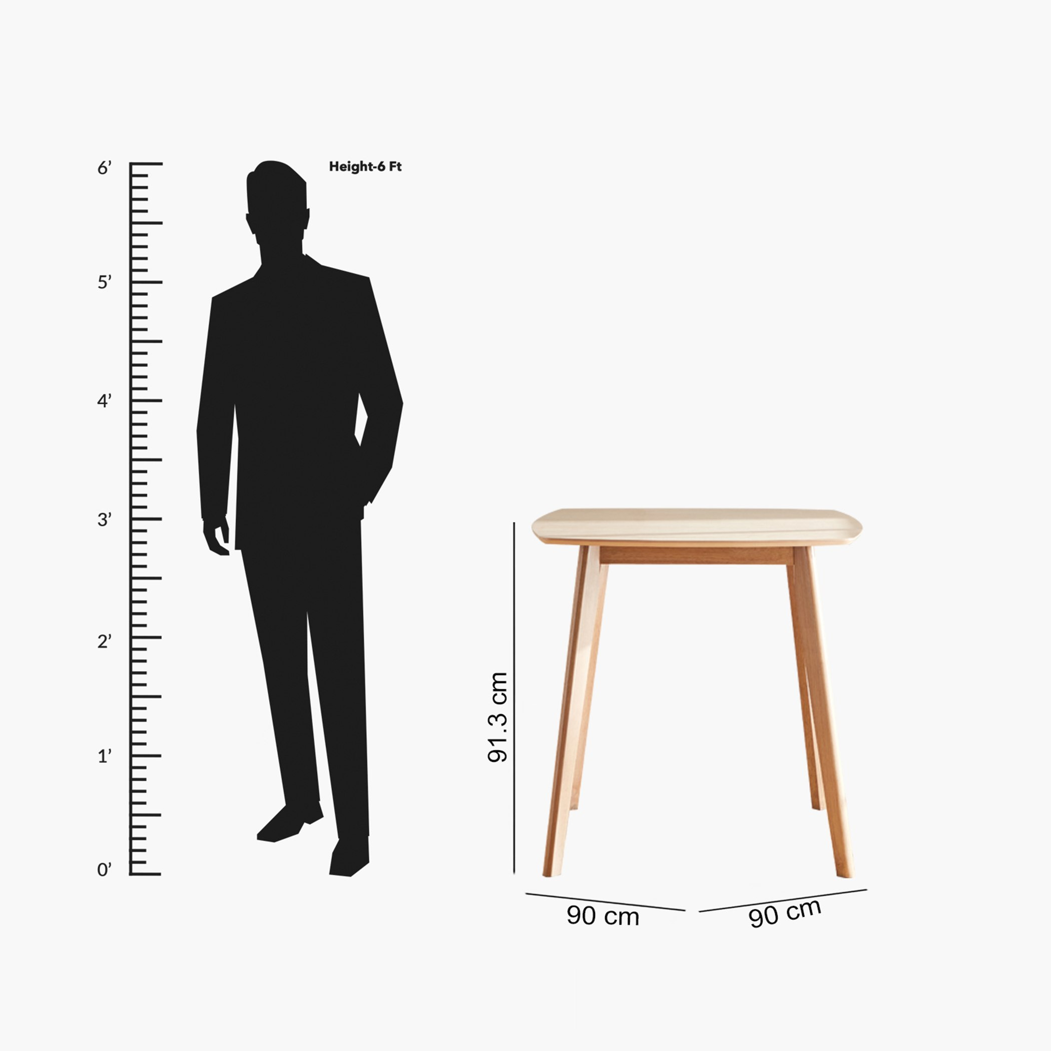 Scandi 4-Seater High Table-hbxfurniture-diningtablesandsets-diningtables-fourseater-image-9