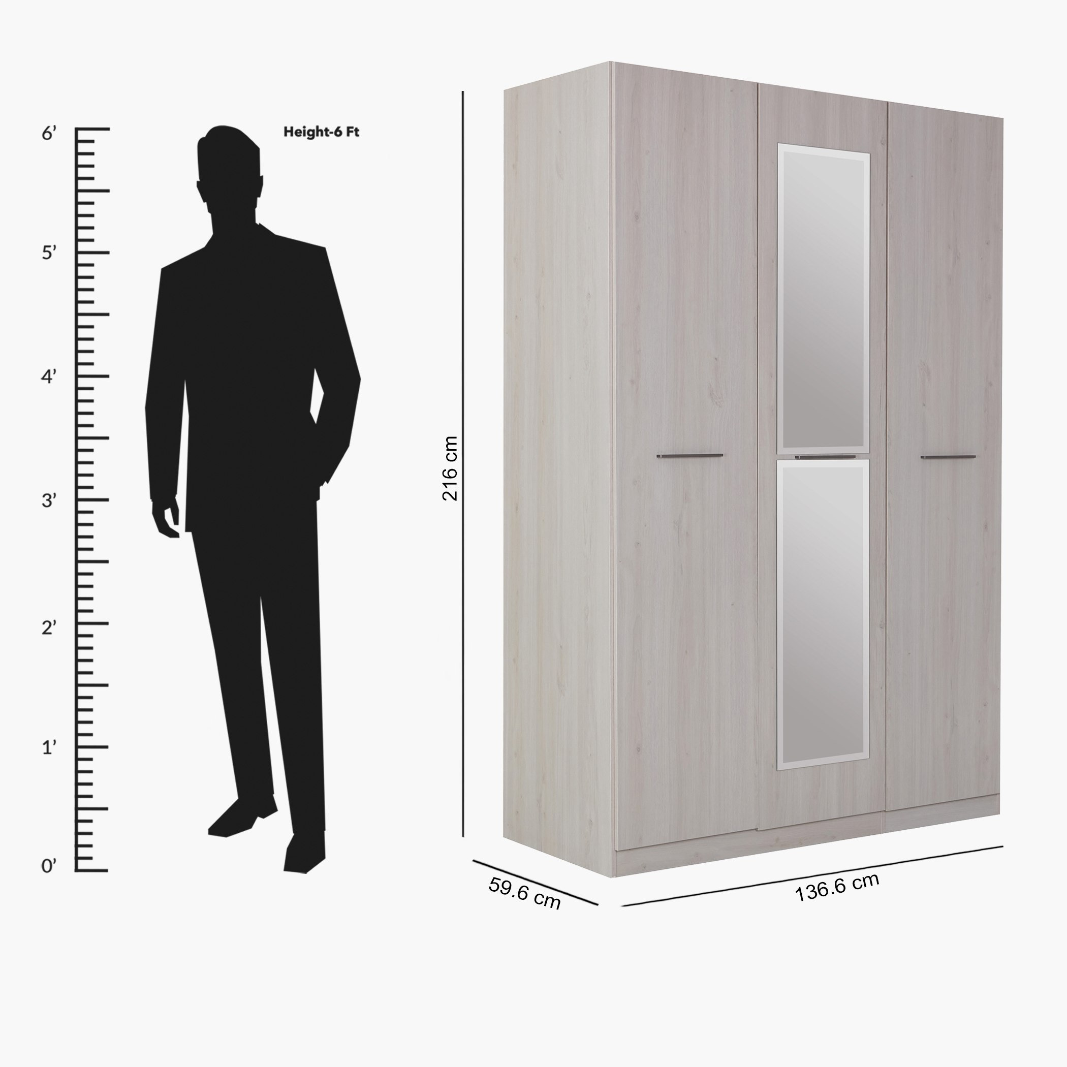 خزانة ملابس 3 أبواب بمرآة من آشلي-hbxfurniture-wardrobes-image-8