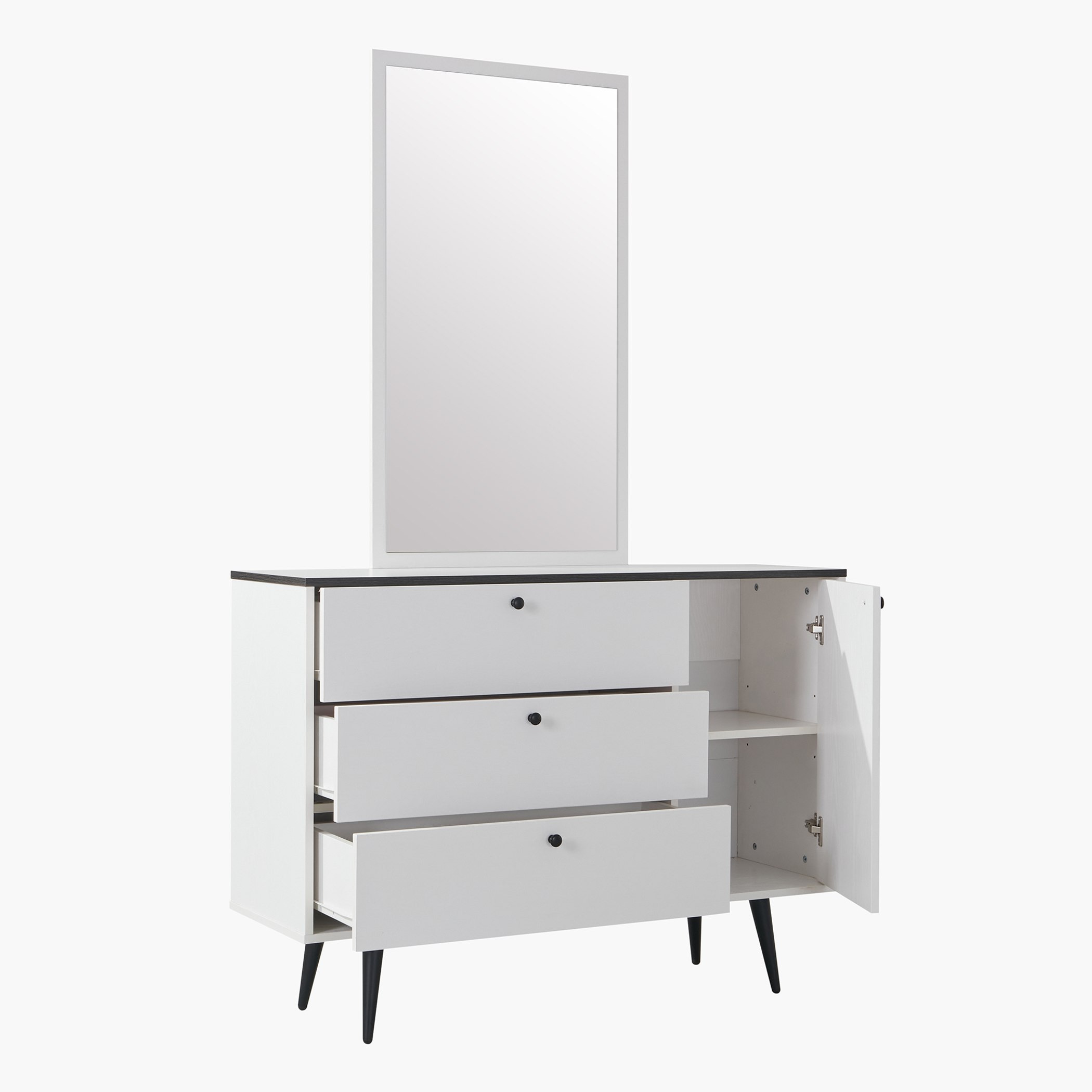 Finland 3-Drawer 1-Door Master Dresser without Mirror-hbxfurniture-bedroom-dressersandmirrors-image-3