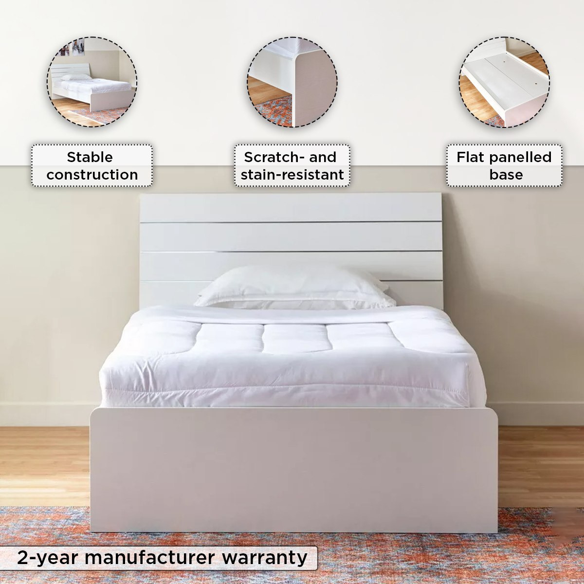 Frankfurt Twin Bed - 120x200 cm-hbxbedroom-bedsandbedsets-beds-twin-image-5