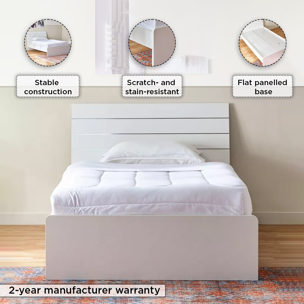 Frankfurt Single Bed - 90x200 cm-hbxfurniture-bedsandbedsets-beds-single-image-5