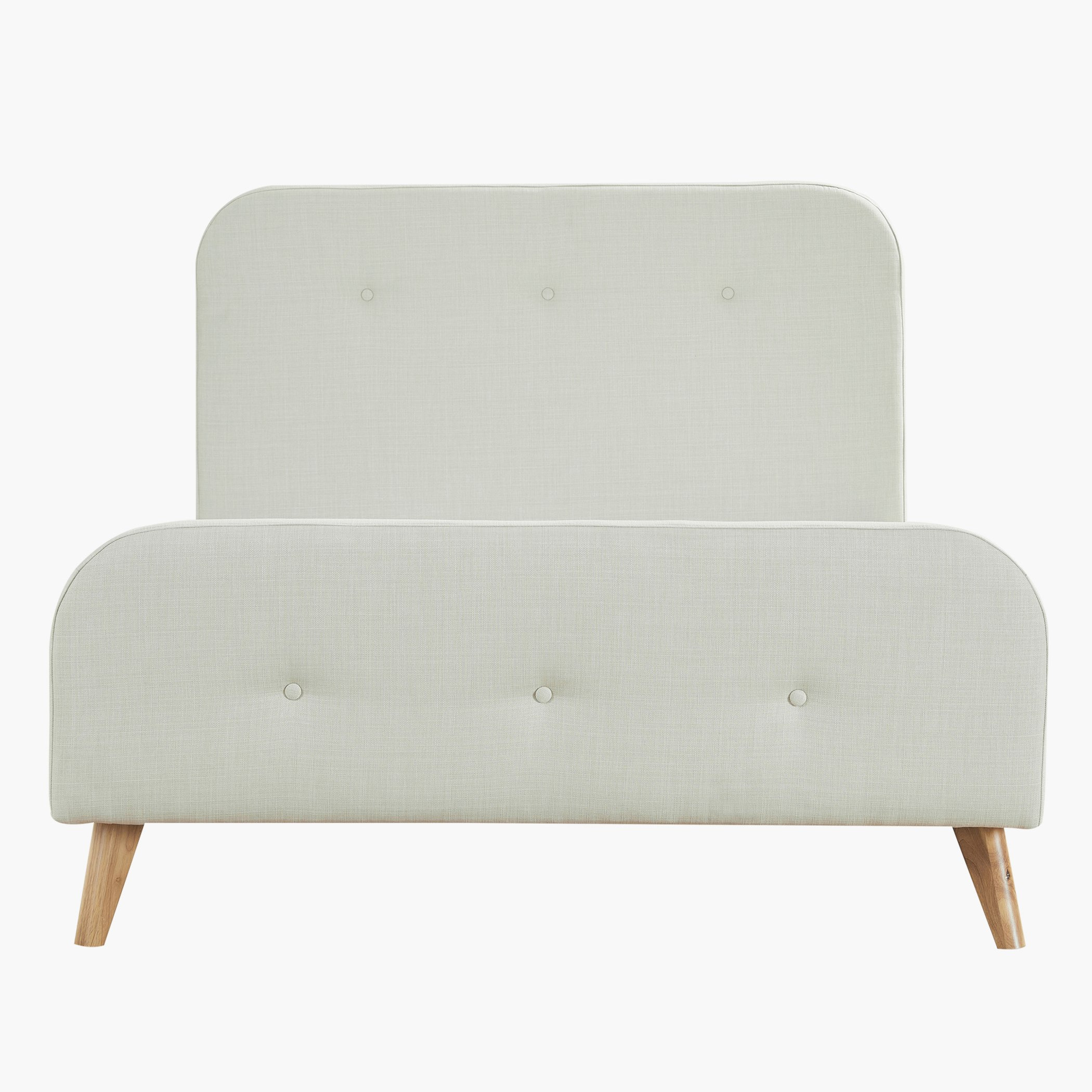 Movo Nordica Sweden Upholstered Twin Bed - 120x200 cm-hbxbedroom-bedsandbedsets-upholsteredbeds-twin-image-2