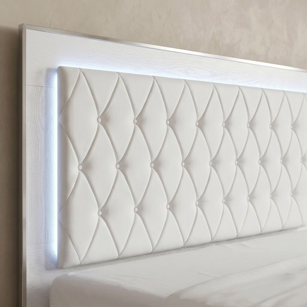 Solitaire Upholstered Headboard 5-Piece Super King Bedroom Set - 200x200 cm-hbxbedroom-bedsandbedsets-bedroomsets-superking-image-4