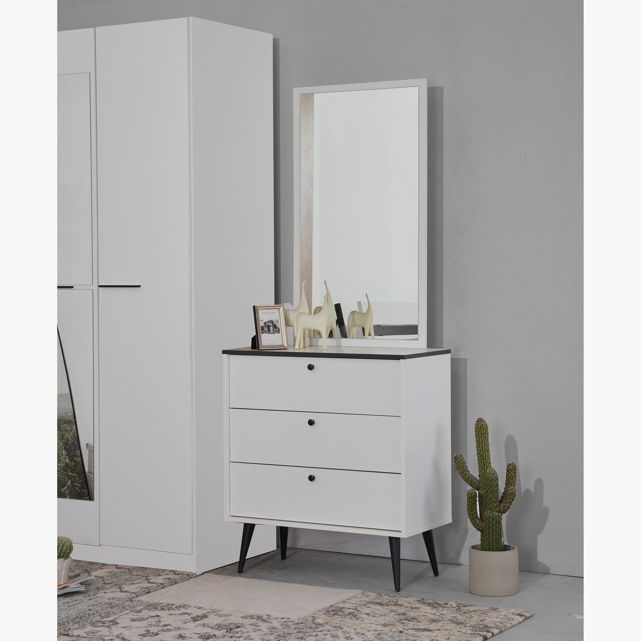 طاولة تزيين 3 أدراج دون مرآة من فنلندا-hbxfurniture-kidsroom-kidsdressersandmirrors-image-1
