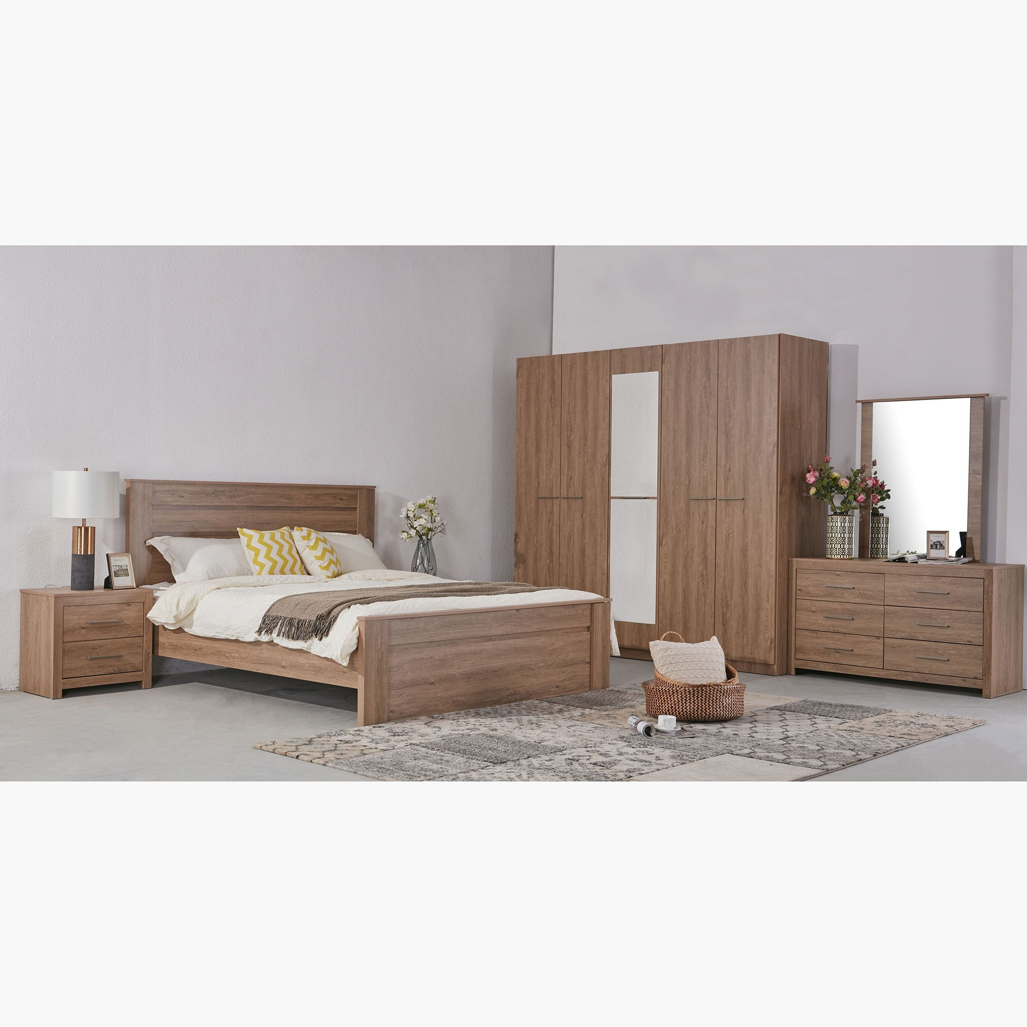 Buy Ashley 2-Drawer Nightstand Online In UAE | Homebox