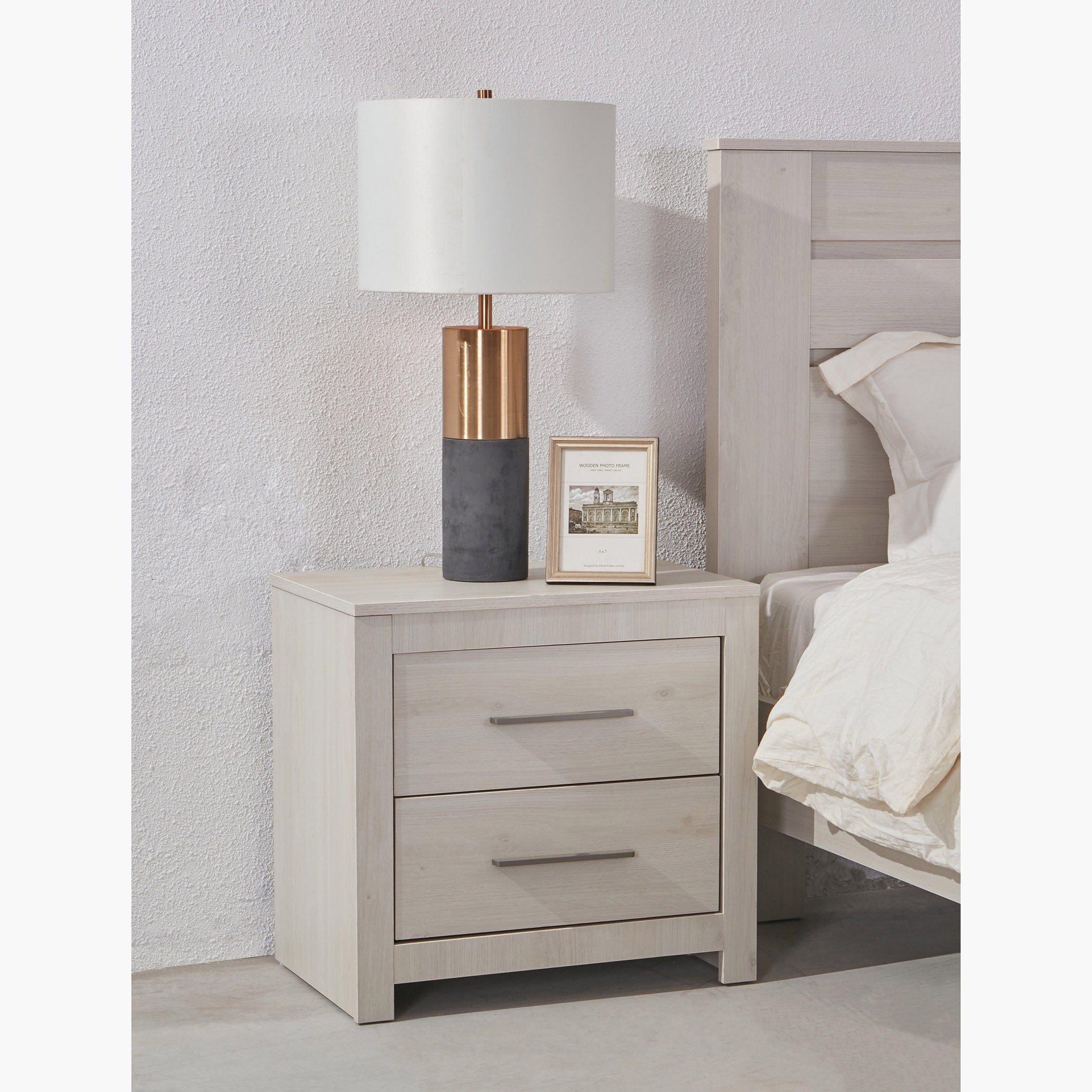 Ashley furniture 2024 white nightstand