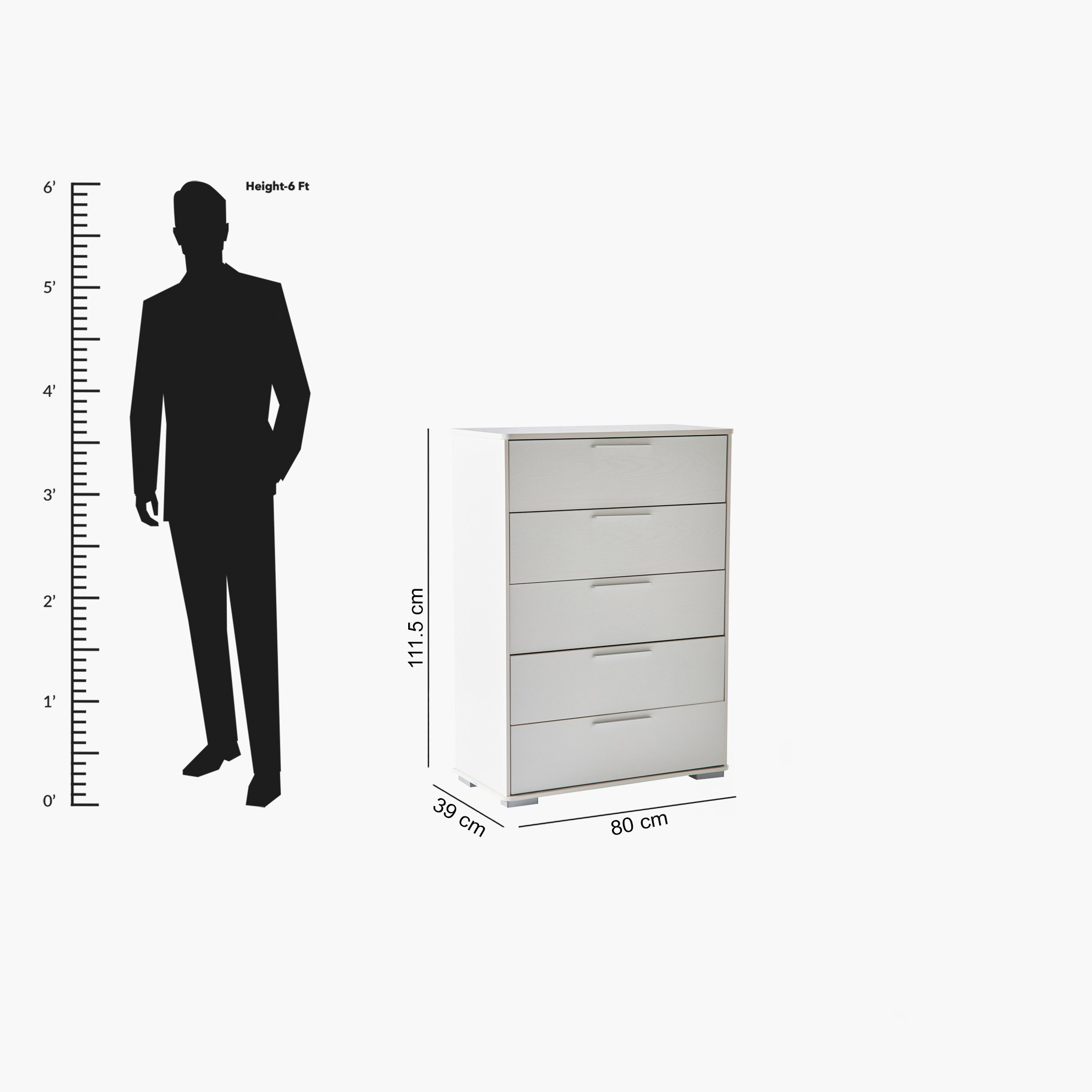 وحدة 5 أدراج من فرانكفورت-hbxfurniture-dressersandchests-chestofdrawers-image-9