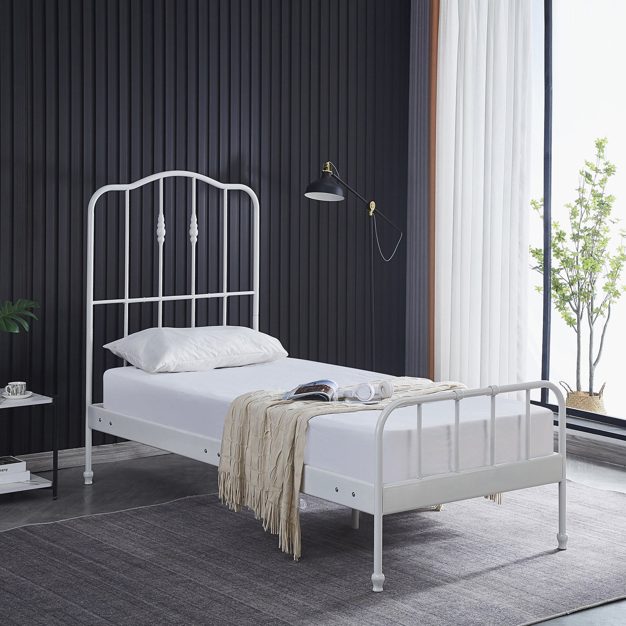 سرير فردي معدن - ستوفا أستريد من موڤو - 90x200 سم-hbxfurniture-bedsandbedsets-beds-single-image-1