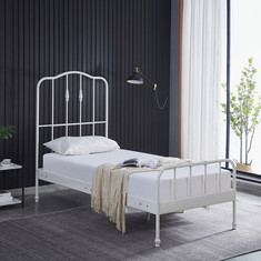 سرير فردي معدن من ستوفا أستريد - 90x200 سم