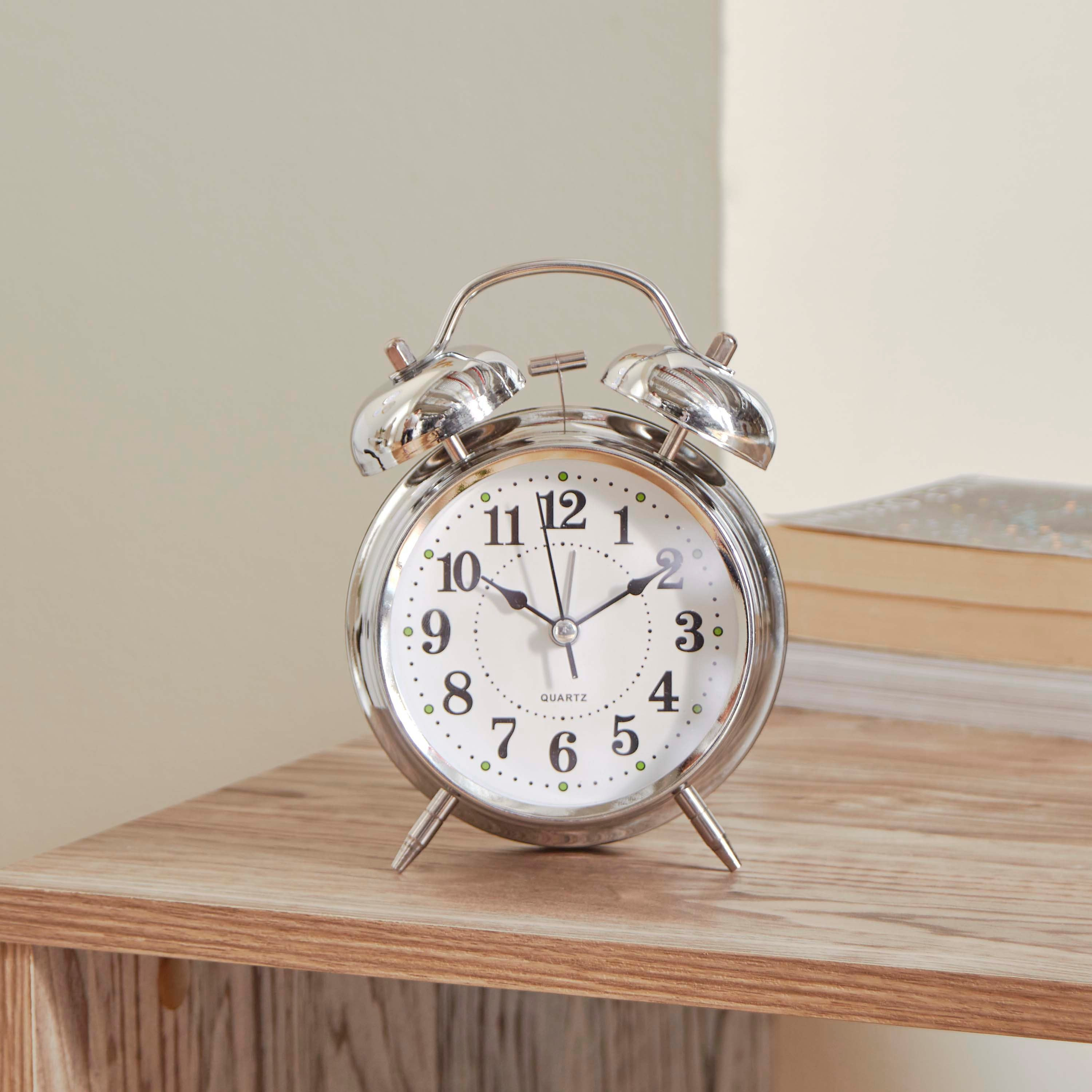 ساعة منبه بطلاء معدن من زوا - 18x10 سم-hbxhomeware-hbxdecorandfurnishings-image-2