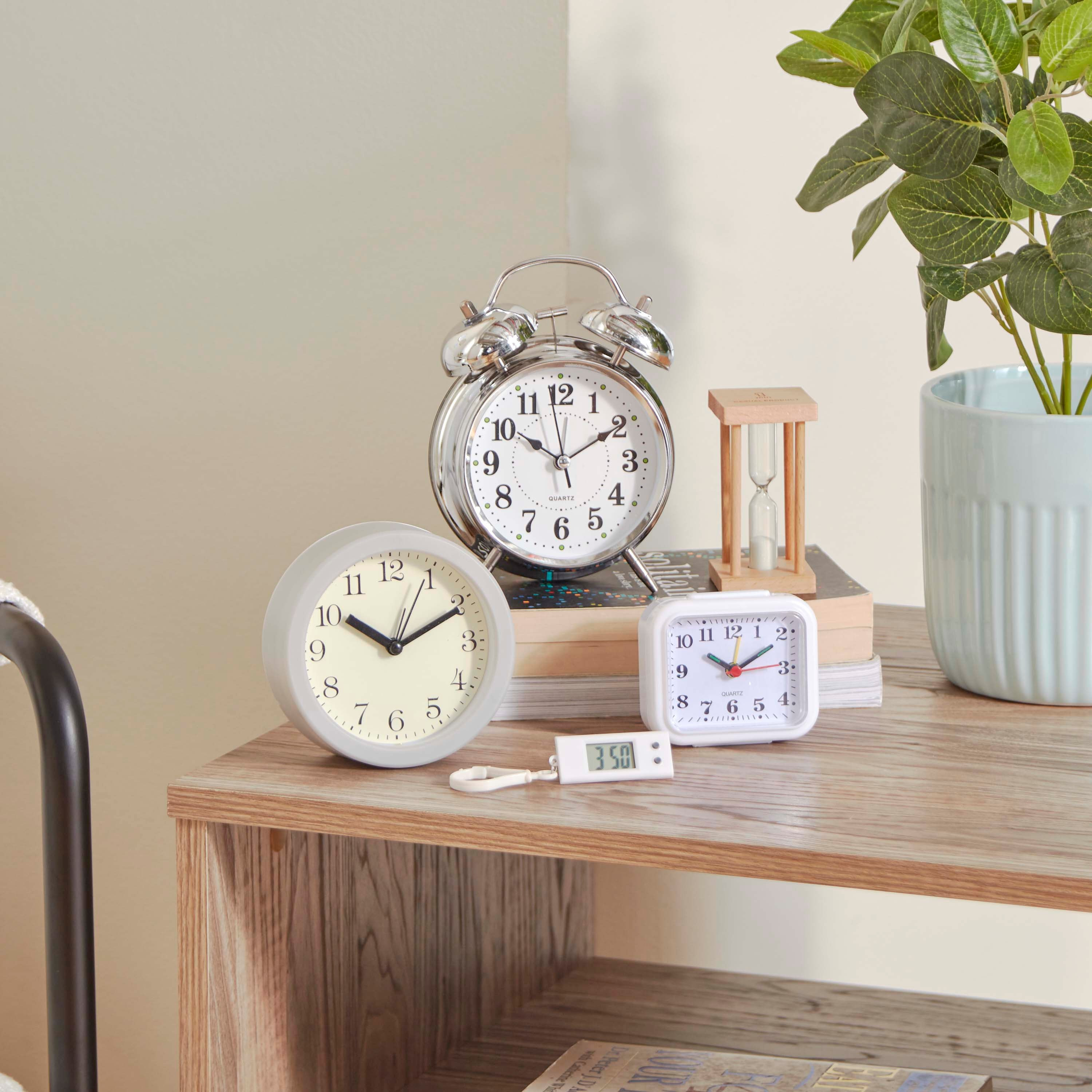 ساعة منبه بطلاء معدن من زوا - 18x10 سم-hbxhomeware-hbxdecorandfurnishings-image-6