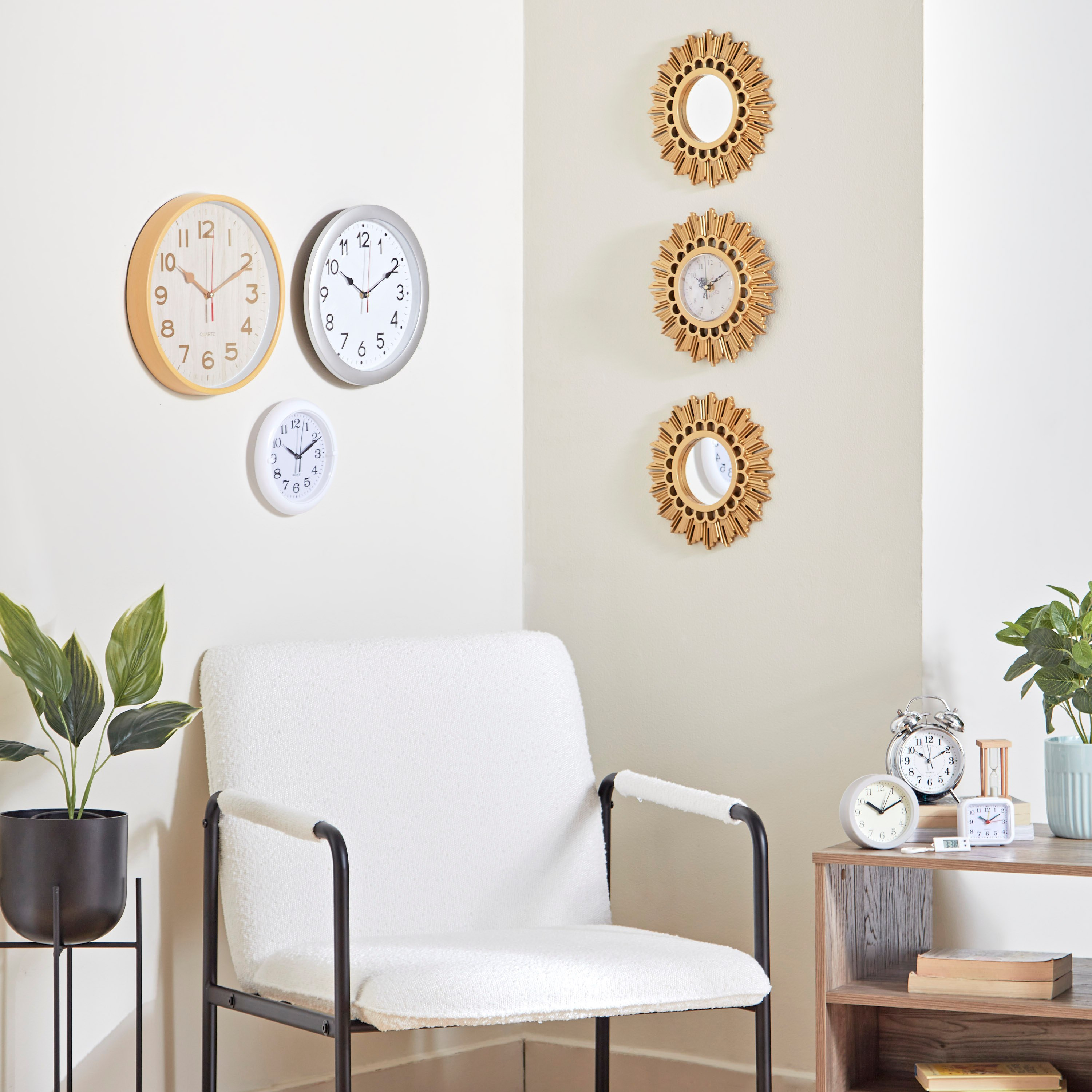 ساعة منبه بطلاء معدن من زوا - 18x10 سم-hbxhomeware-hbxdecorandfurnishings-image-7