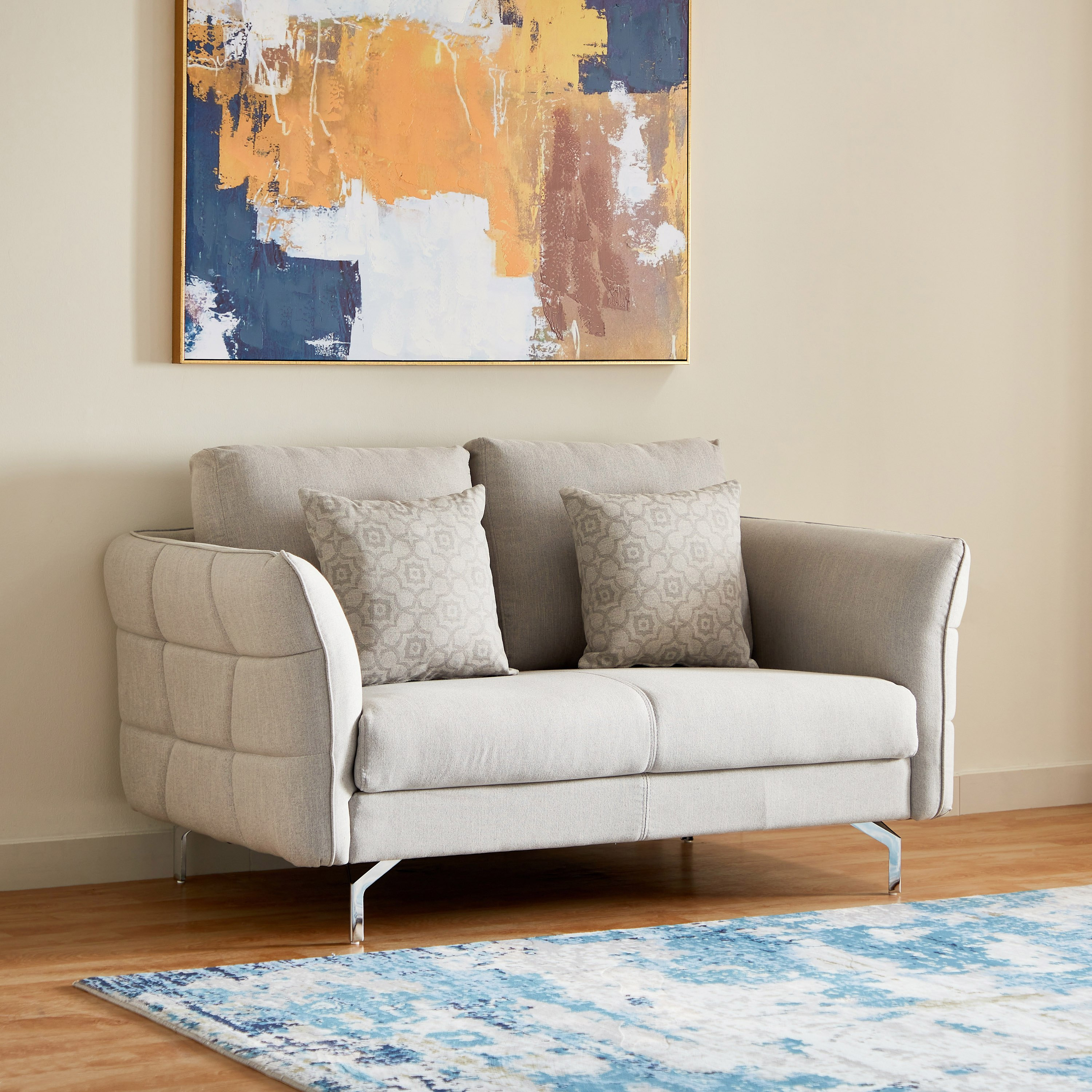 كنبة مقعدين قماش - برينت-hbxlivingroom-sofasandarmchairs-sofas-image-1