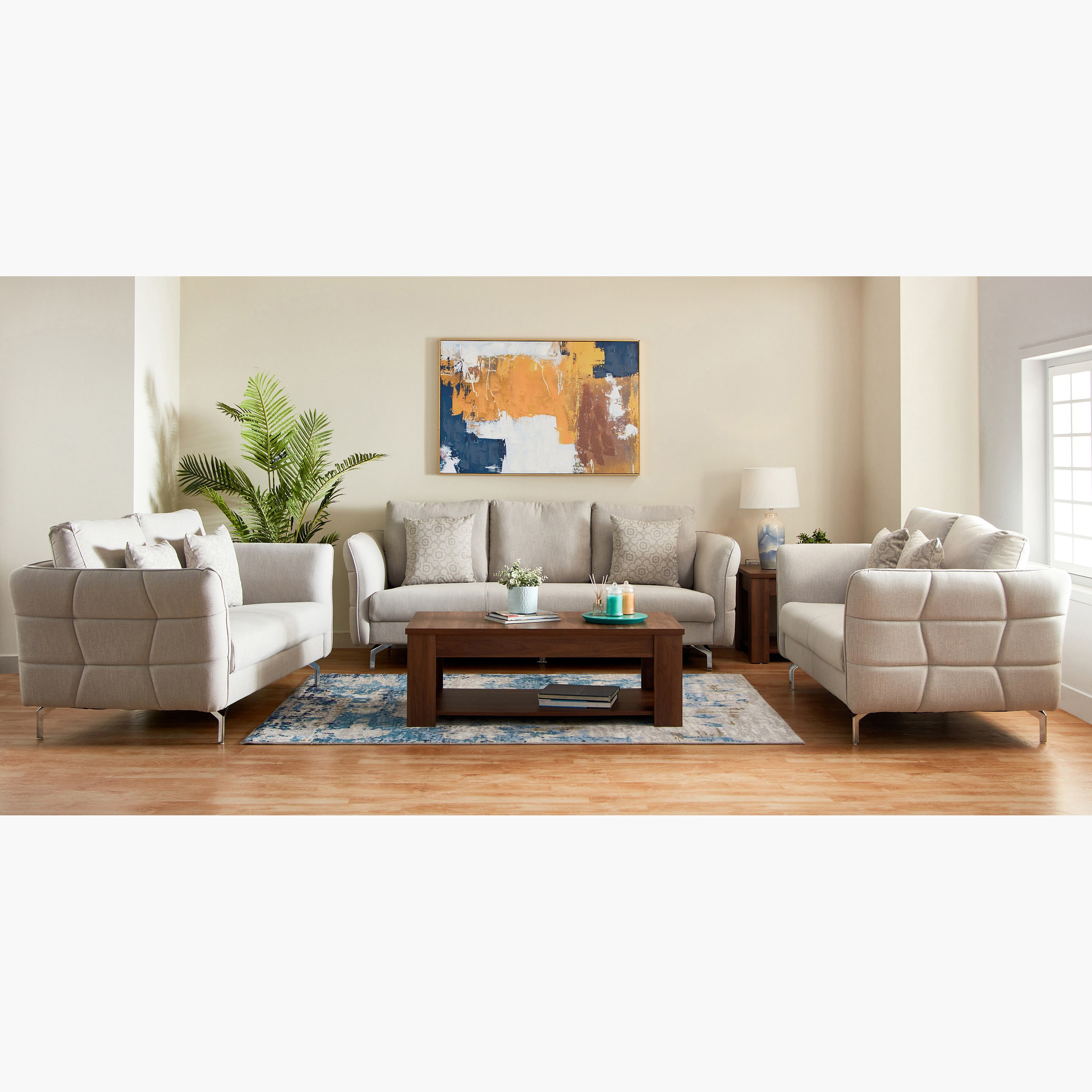 كنبة مقعدين قماش - برينت-hbxlivingroom-sofasandarmchairs-sofas-image-11