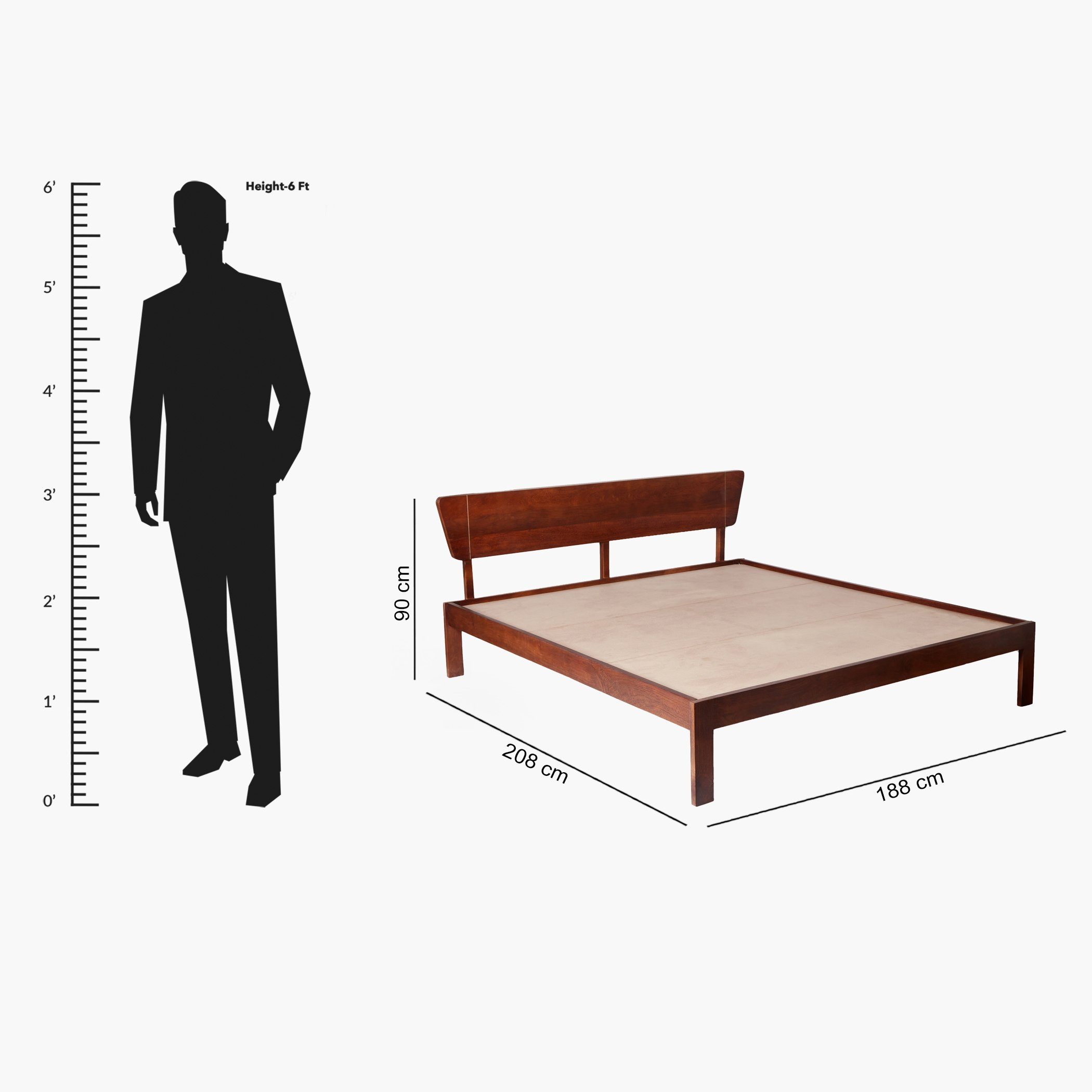 سرير كينج من الخشب الصلب من إيفورا - 180x200 سم-hbxfurniture-bedsandbedsets-beds-king-image-13