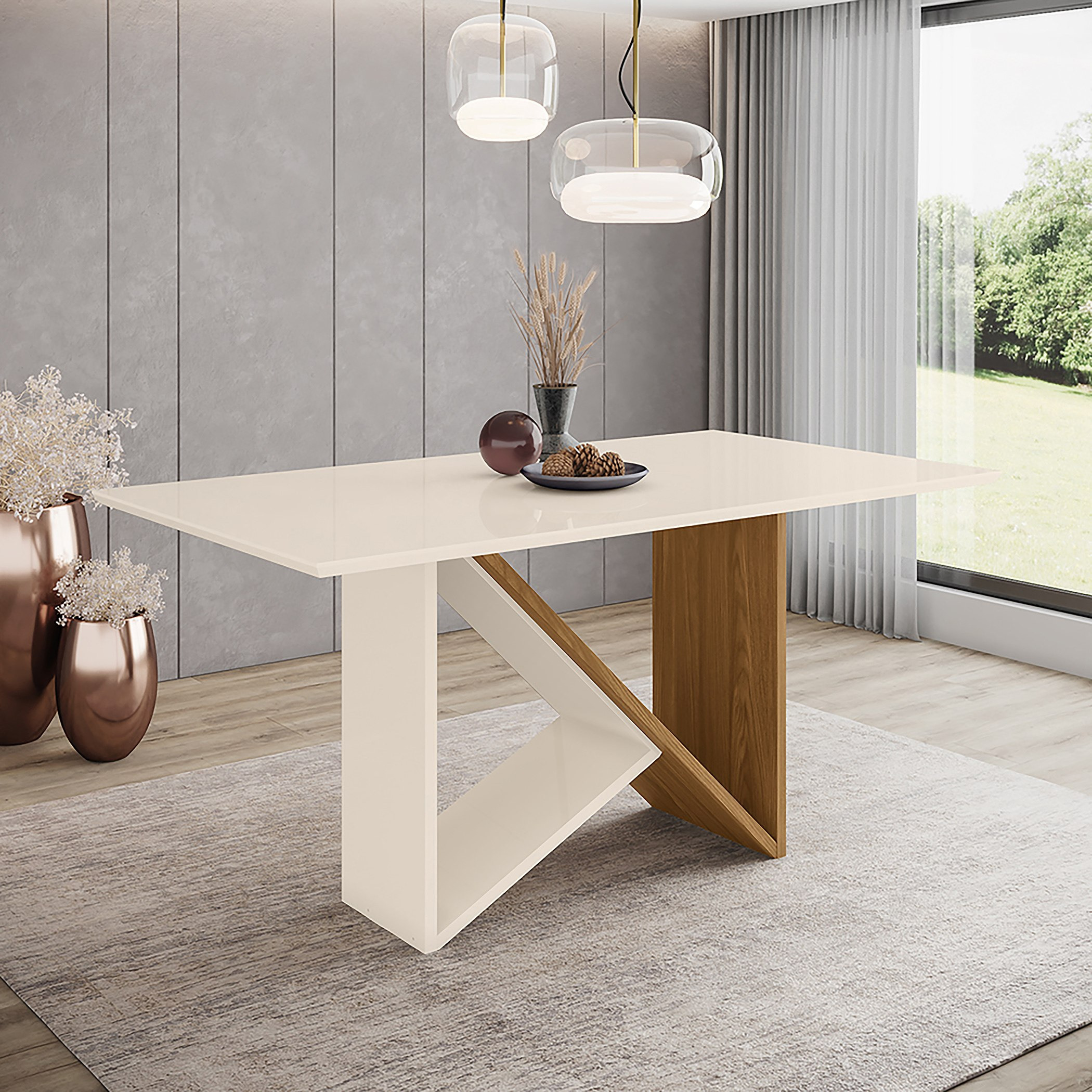 طاولة سُفرة 6 مقاعد من أوتس إكس-hbxdiningroom-diningtablesandsets-diningtables-sixseater-image-1