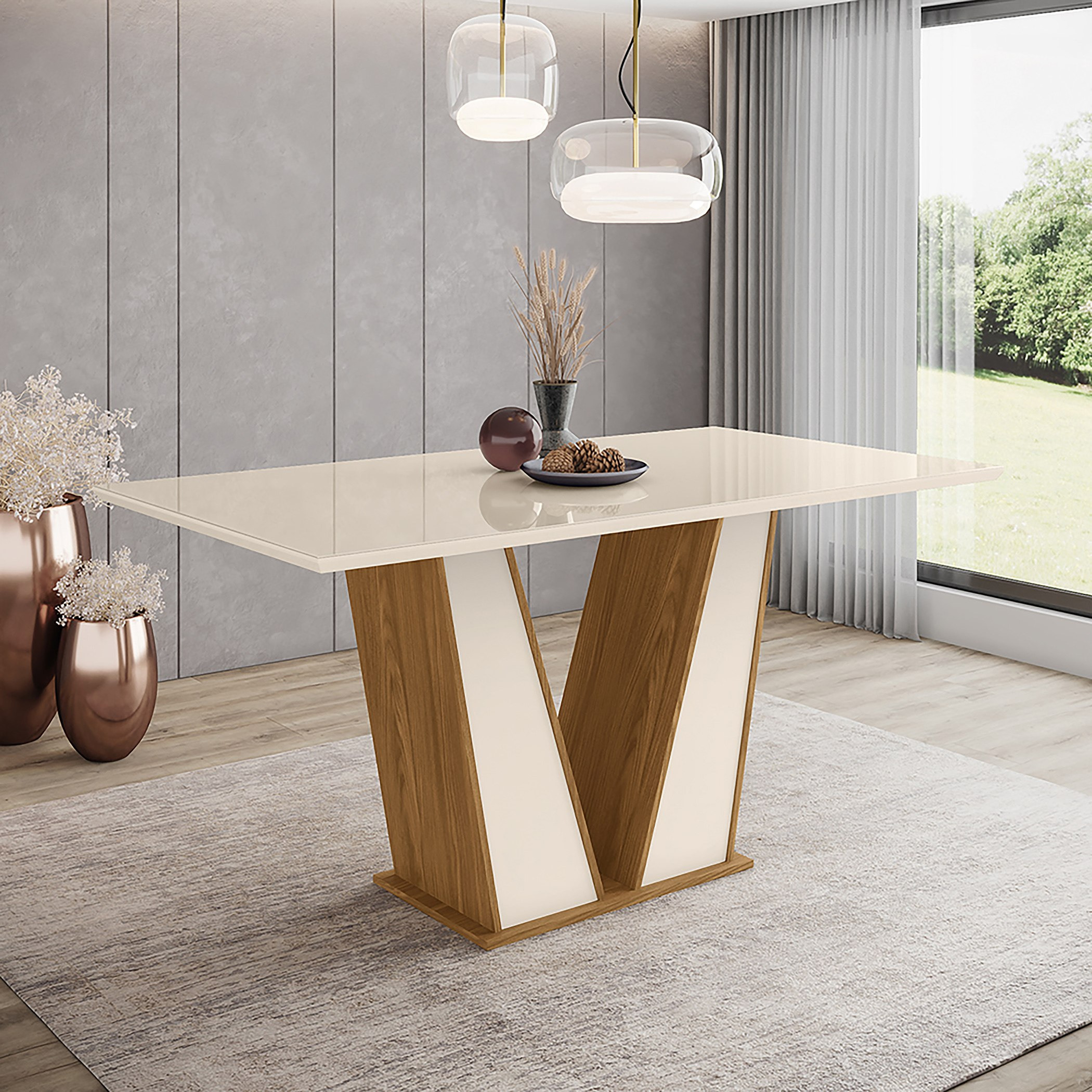 طاولة سُفرة 6 مقاعد من أوتس في-hbxdiningroom-diningtablesandsets-diningtables-sixseater-image-1