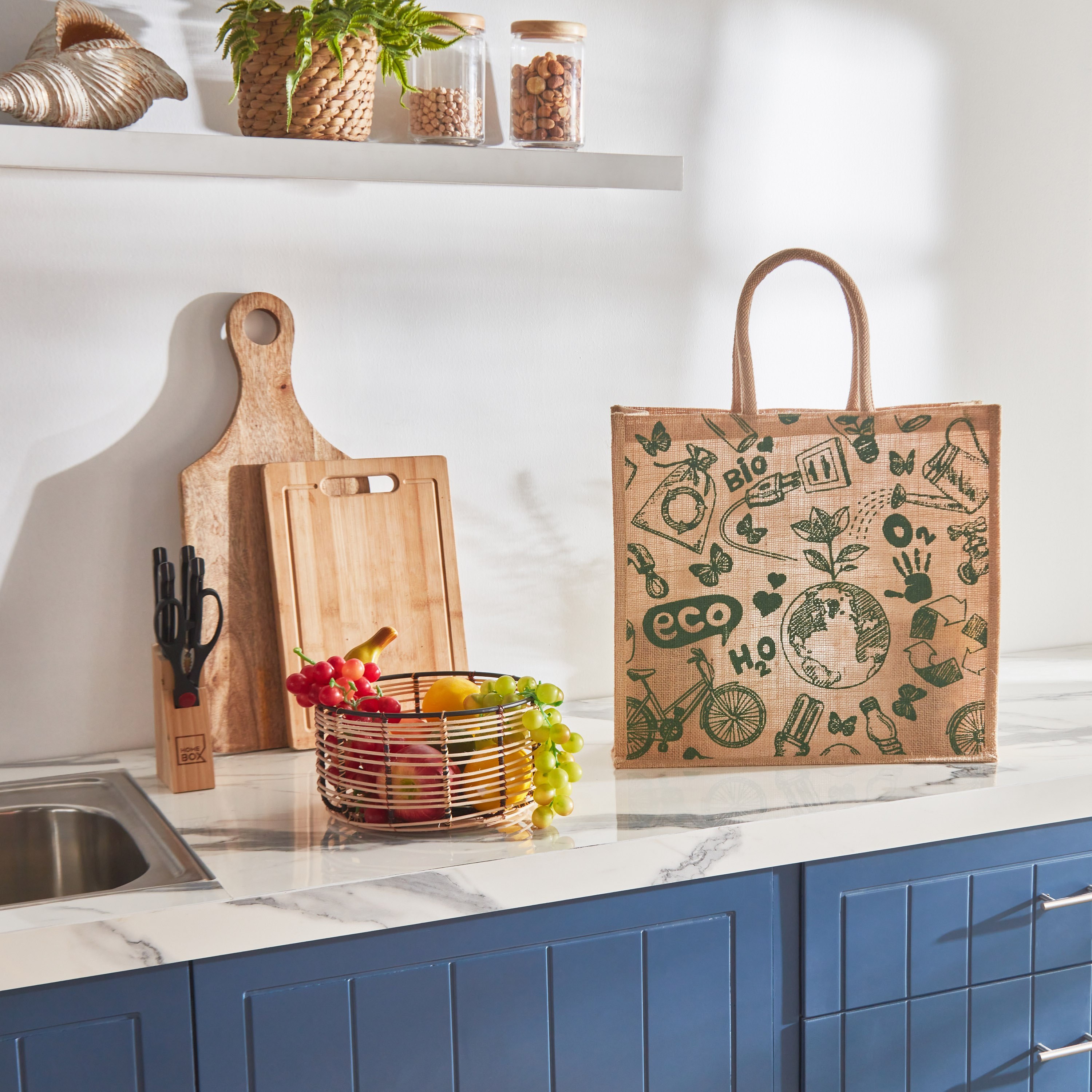 Go Green Eco Multiutility Jute Bag - 40x15x42 cm-hbxhomeware-kitchenware-lunchbagsandboxes-image-4