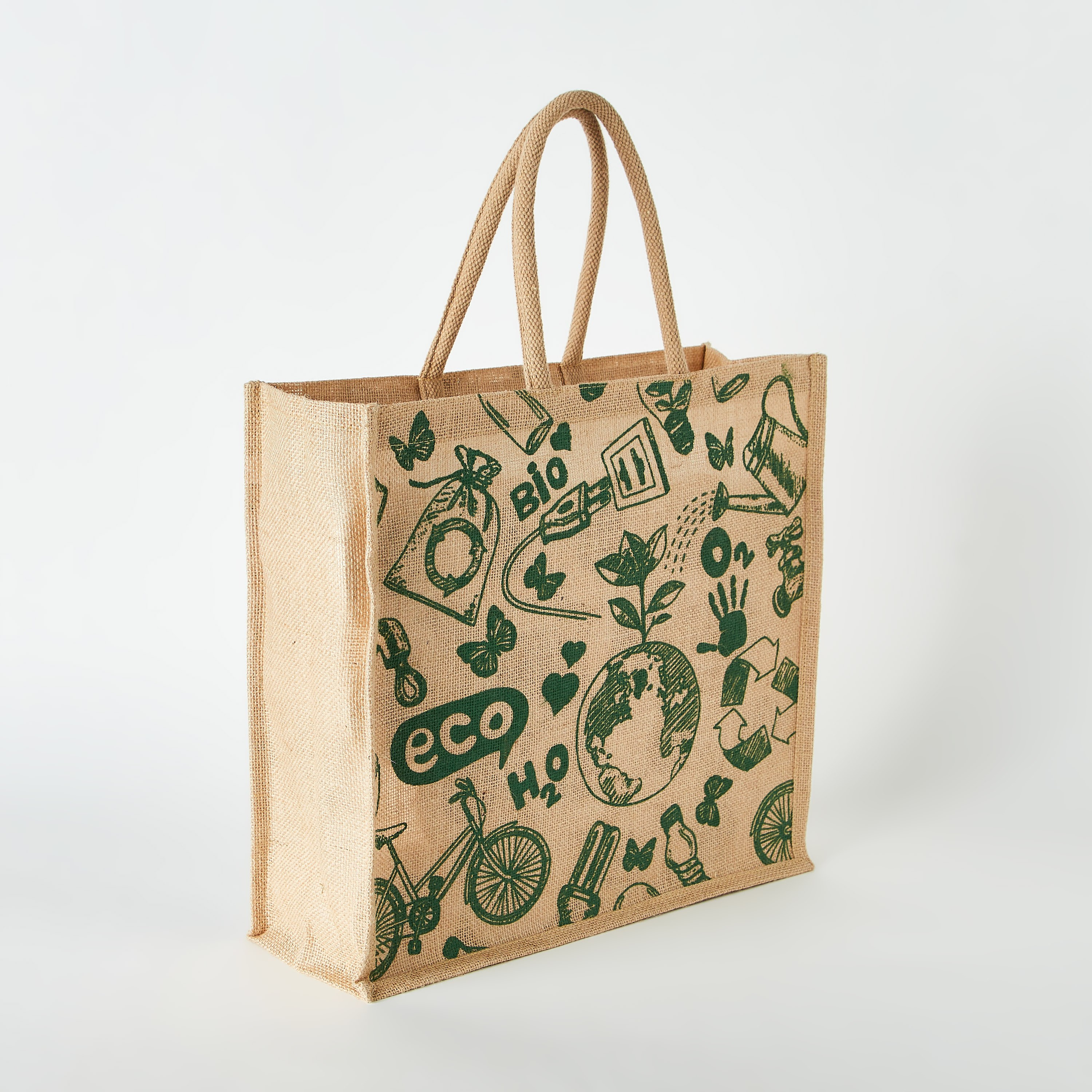 Go Green Eco Multiutility Jute Bag - 40x15x42 cm-hbxhomeware-kitchenware-lunchbagsandboxes-image-5