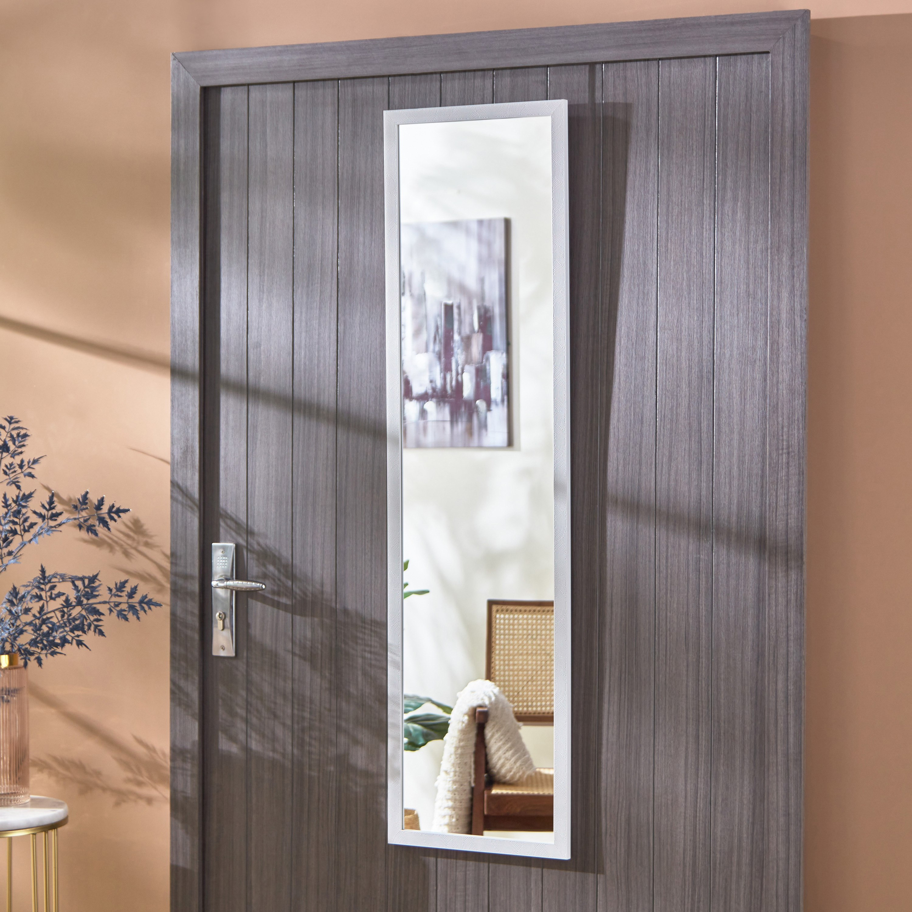 مرآة للتعليق فوق الباب من أروما - 30x120 سم-hbxhomeware-homedecor-mirror-overthedoor-image-5