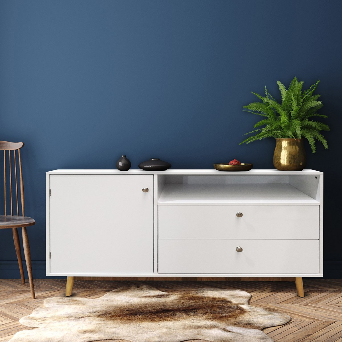 خزانة جانبية بباب واحد ودرجين من توتو-hbxfurniture-diningroom-buffetsandsideboards-image-1