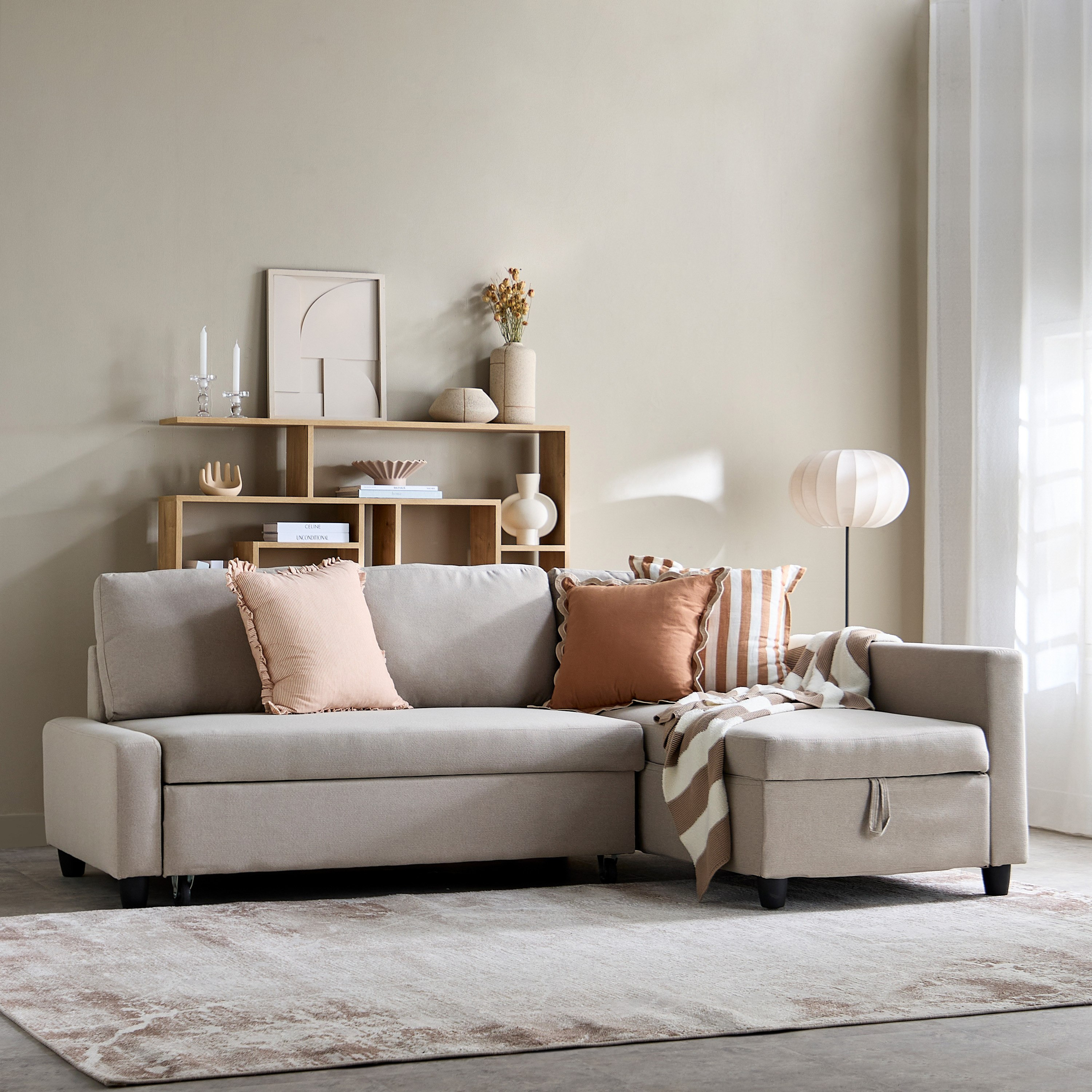 Spacer 3-Seater Left Right Fabric Corner Sofa Bed with Storage-hbxfurniture-livingroom-sofasandsofasets-image-14