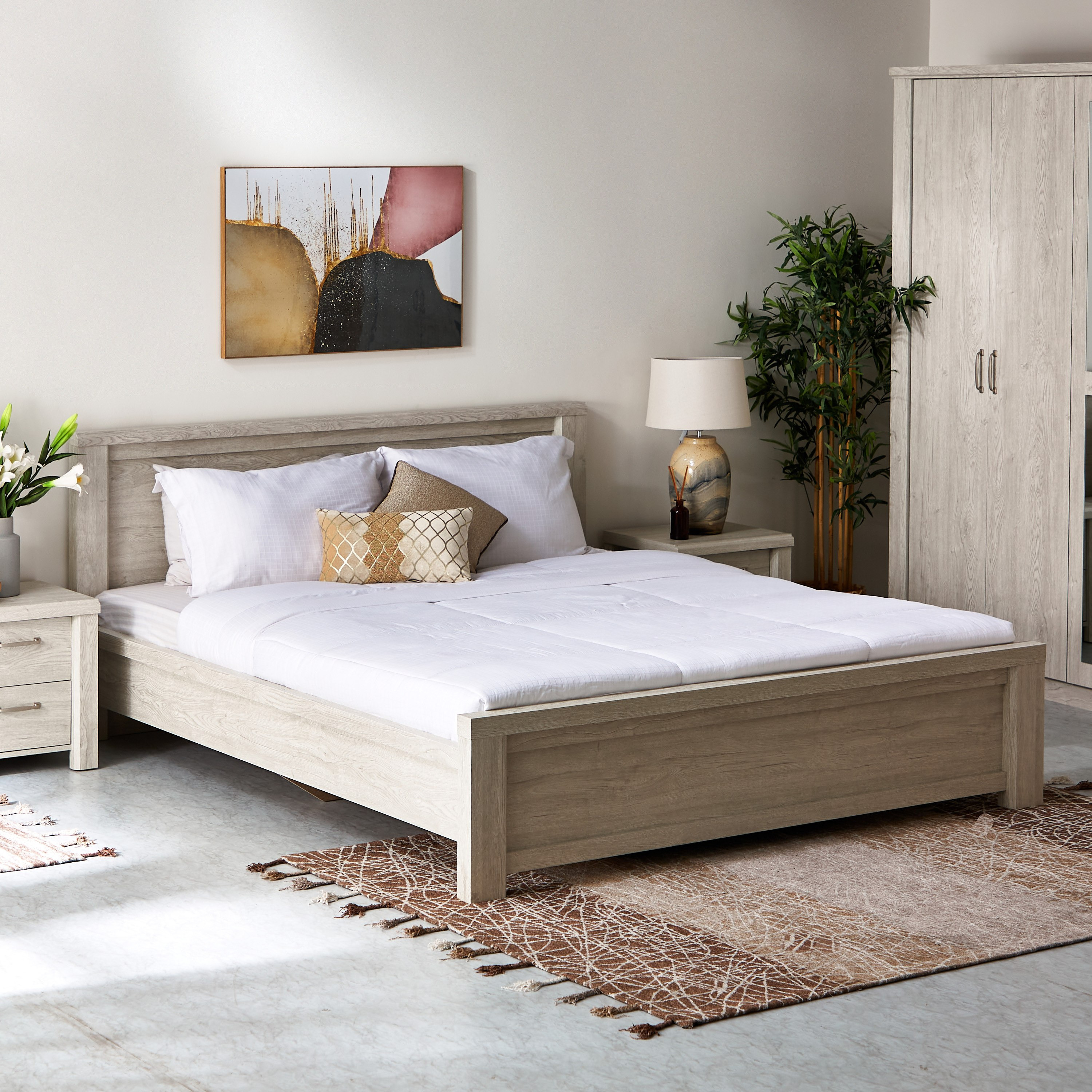 Aurelia 5-Piece King Bedroom Set - 180x200 cm-hbxbedroom-bedsandbedsets-bedroomsets-king-image-2