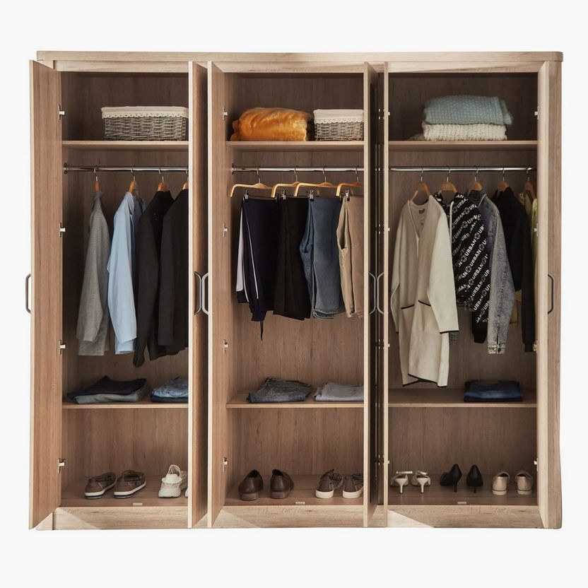 Buy Olivos 6-Door Wardrobe with Mirror Online in UAE | Homebox